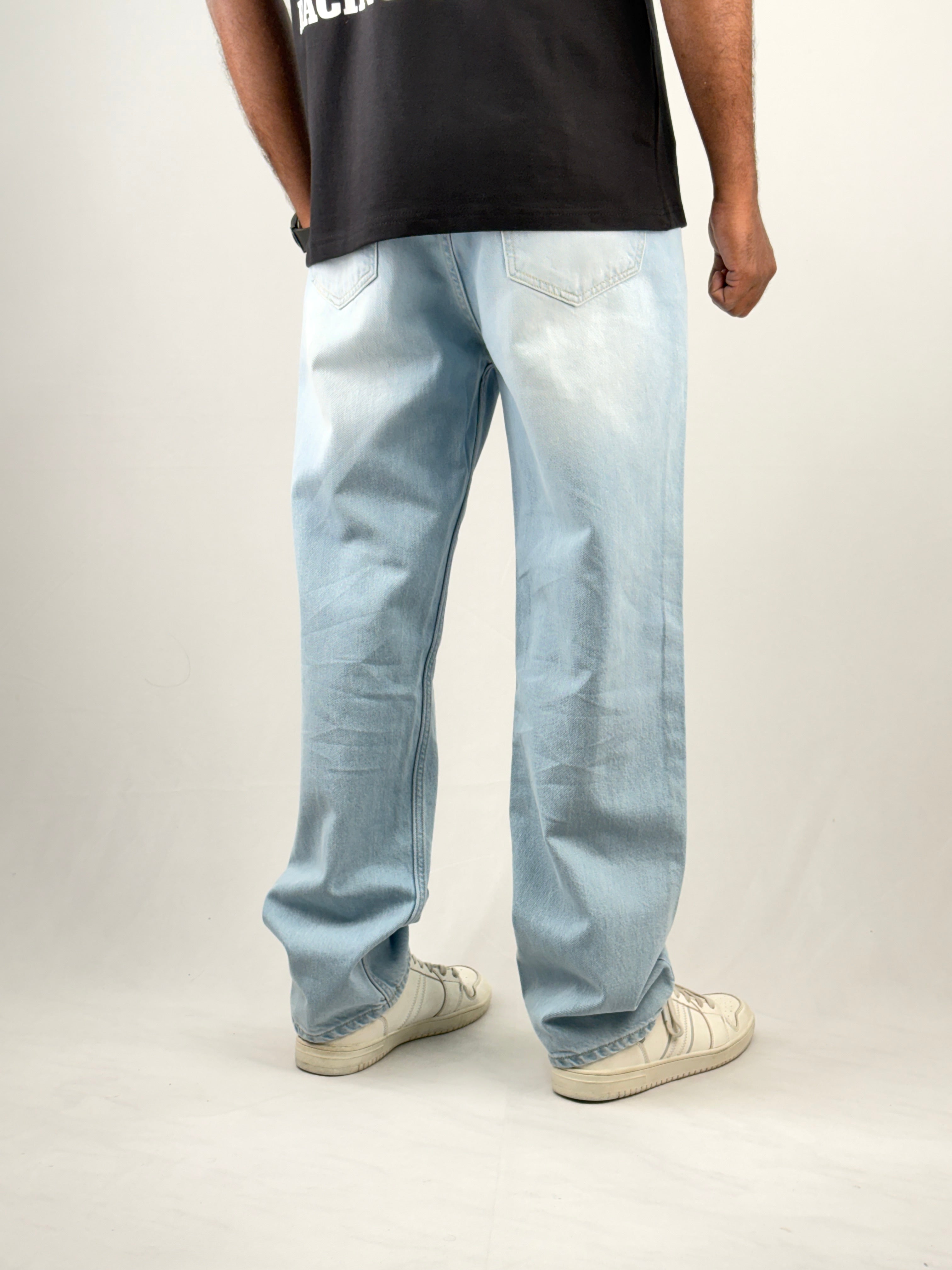 Ice Blue Urban Straight Fit Jean