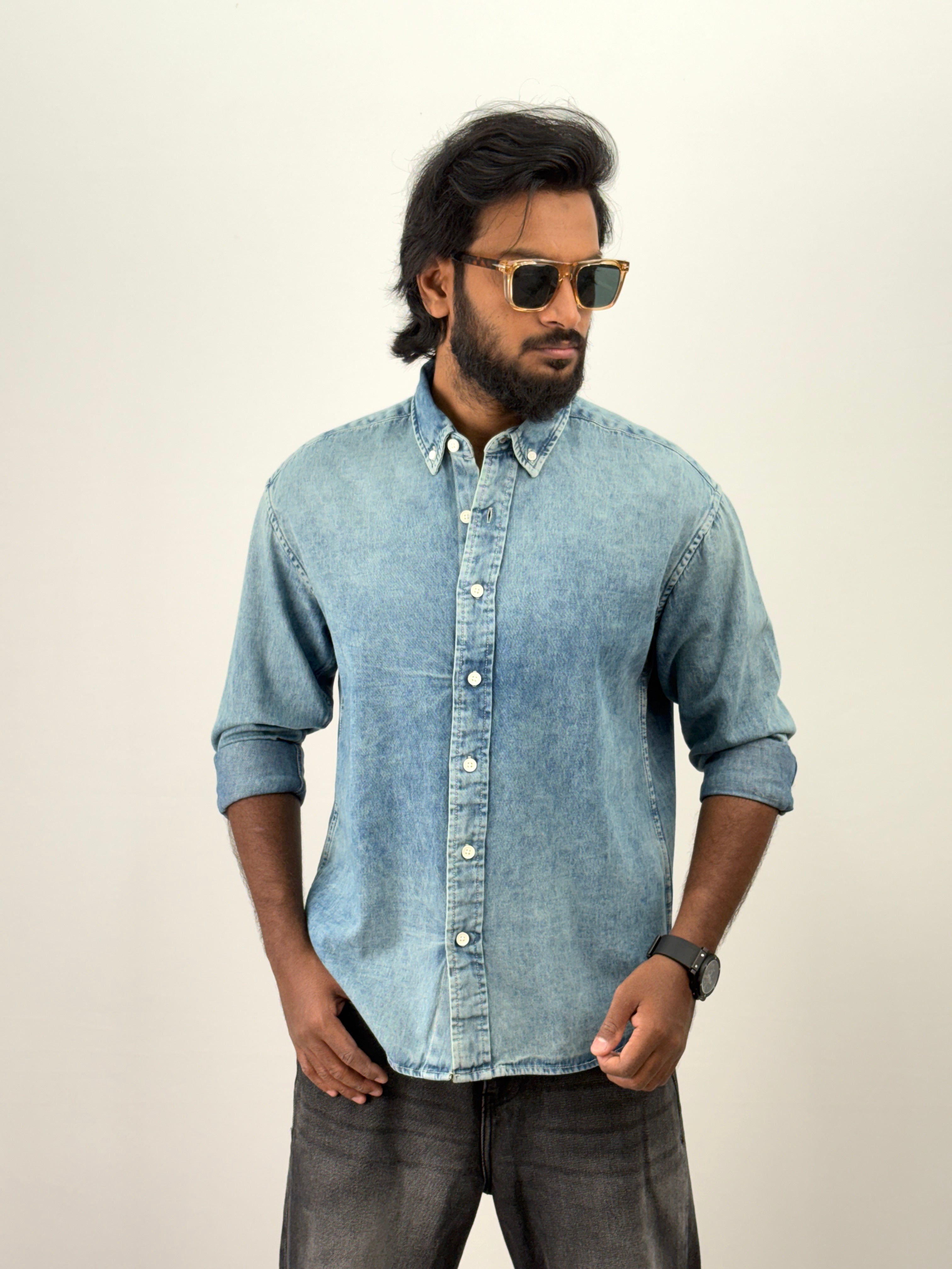 Light Blue Denim Shirt 1