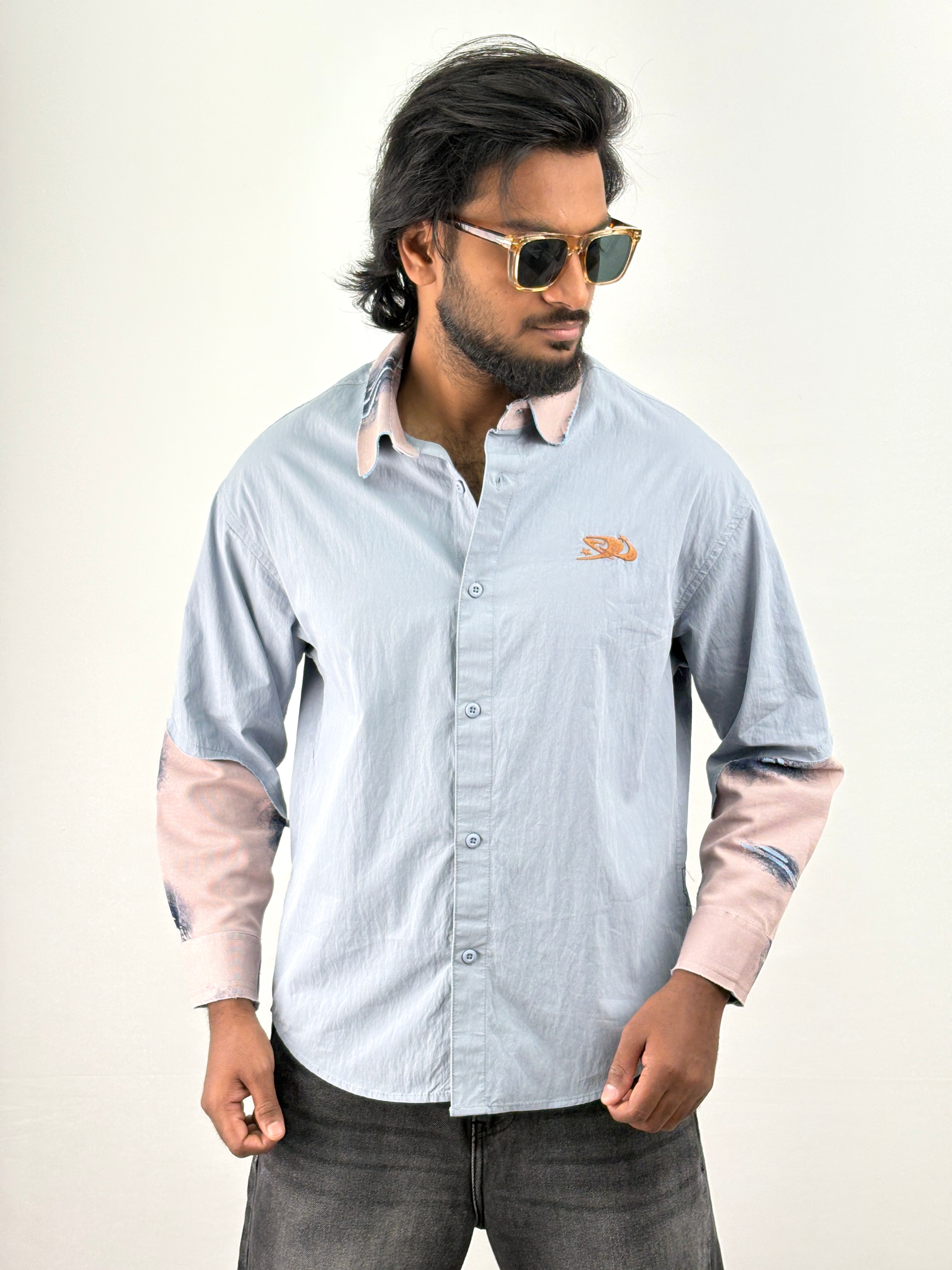 Light Blue Oversized Shirt