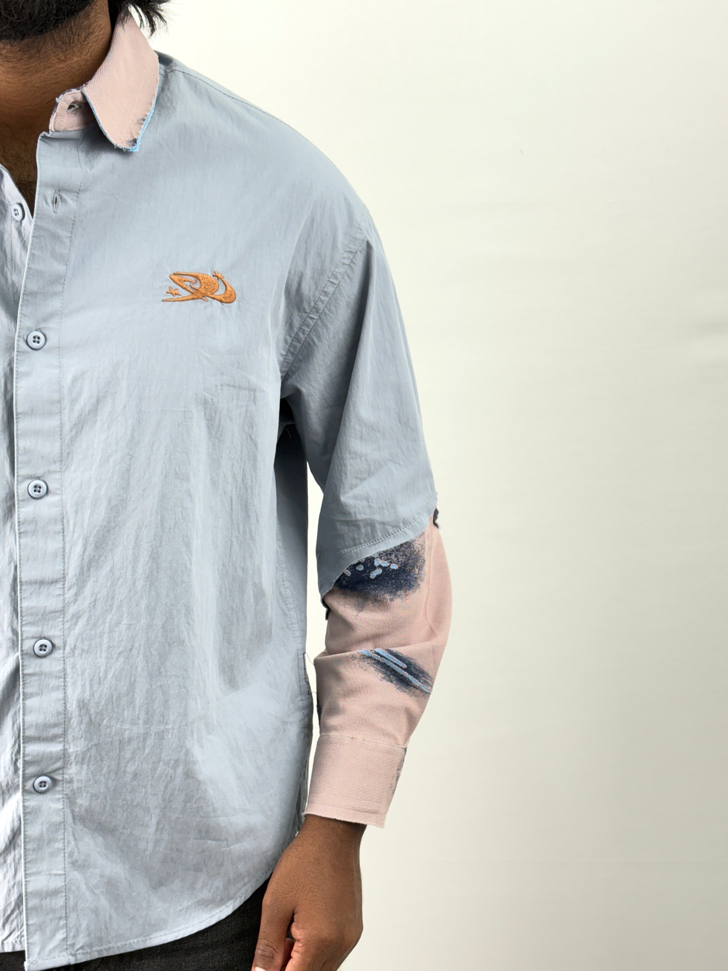 Light Blue Oversized Shirt