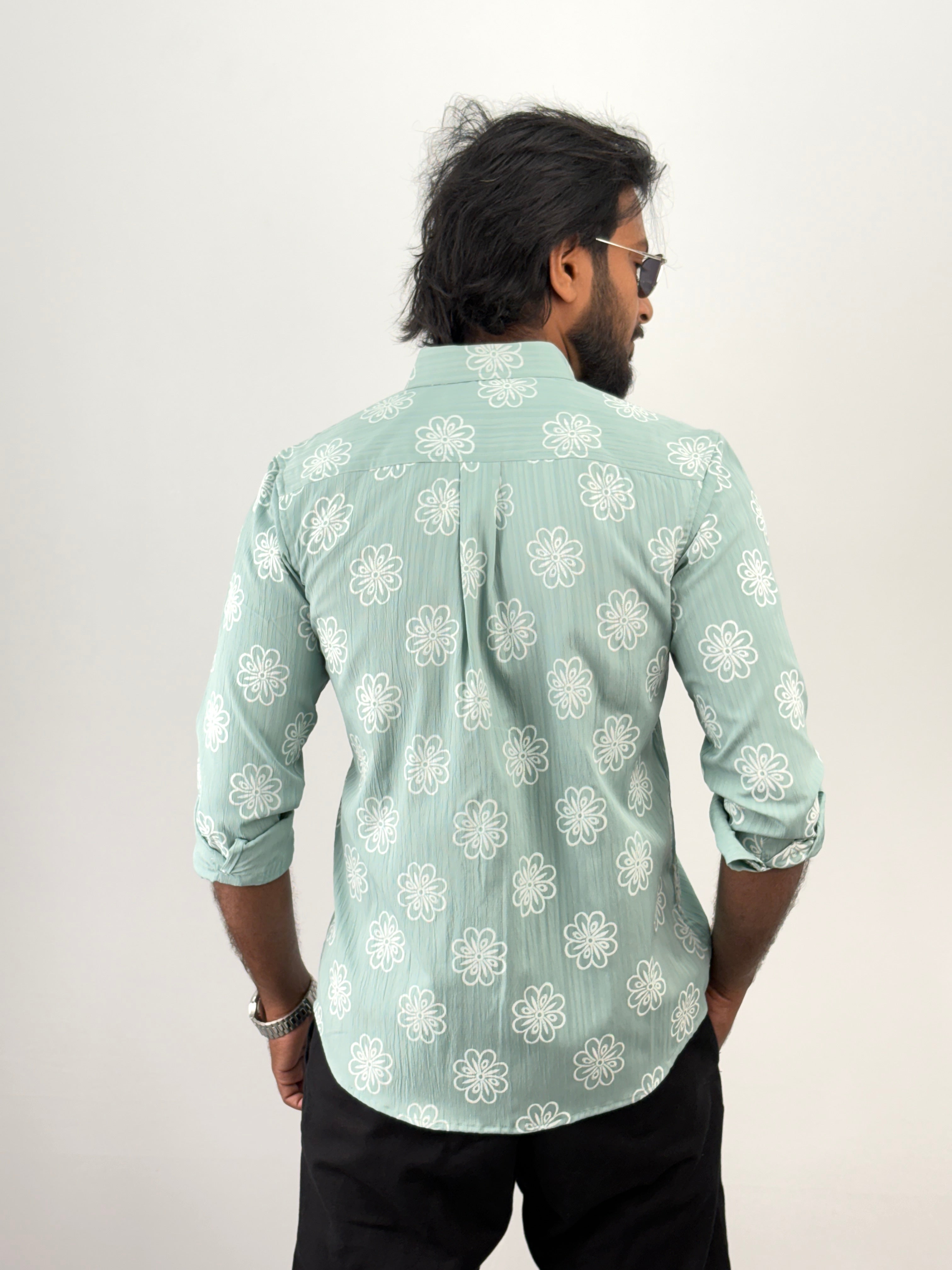 Light Green IMP Printed Shirt