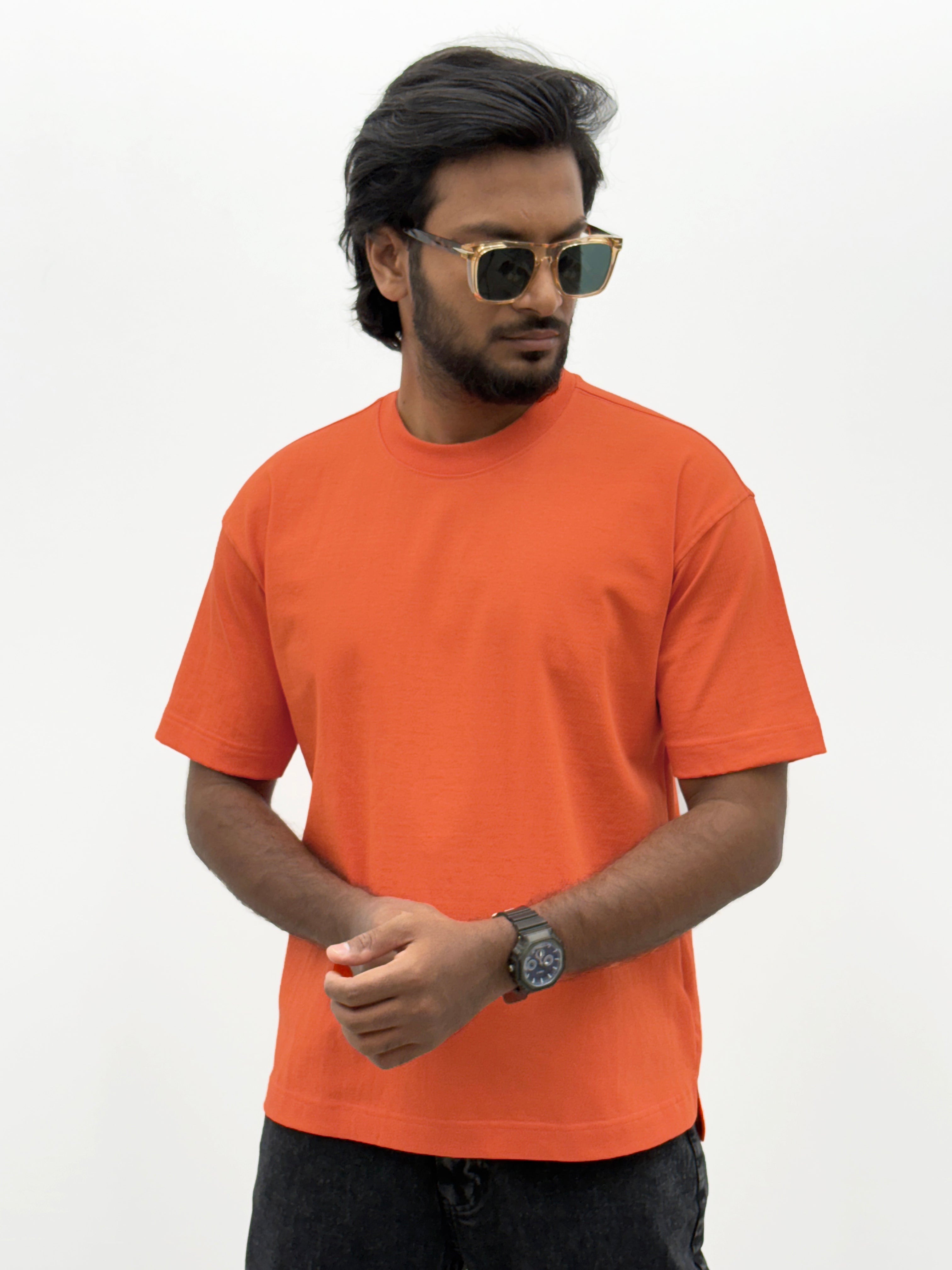 Orange Oversized T-shirt