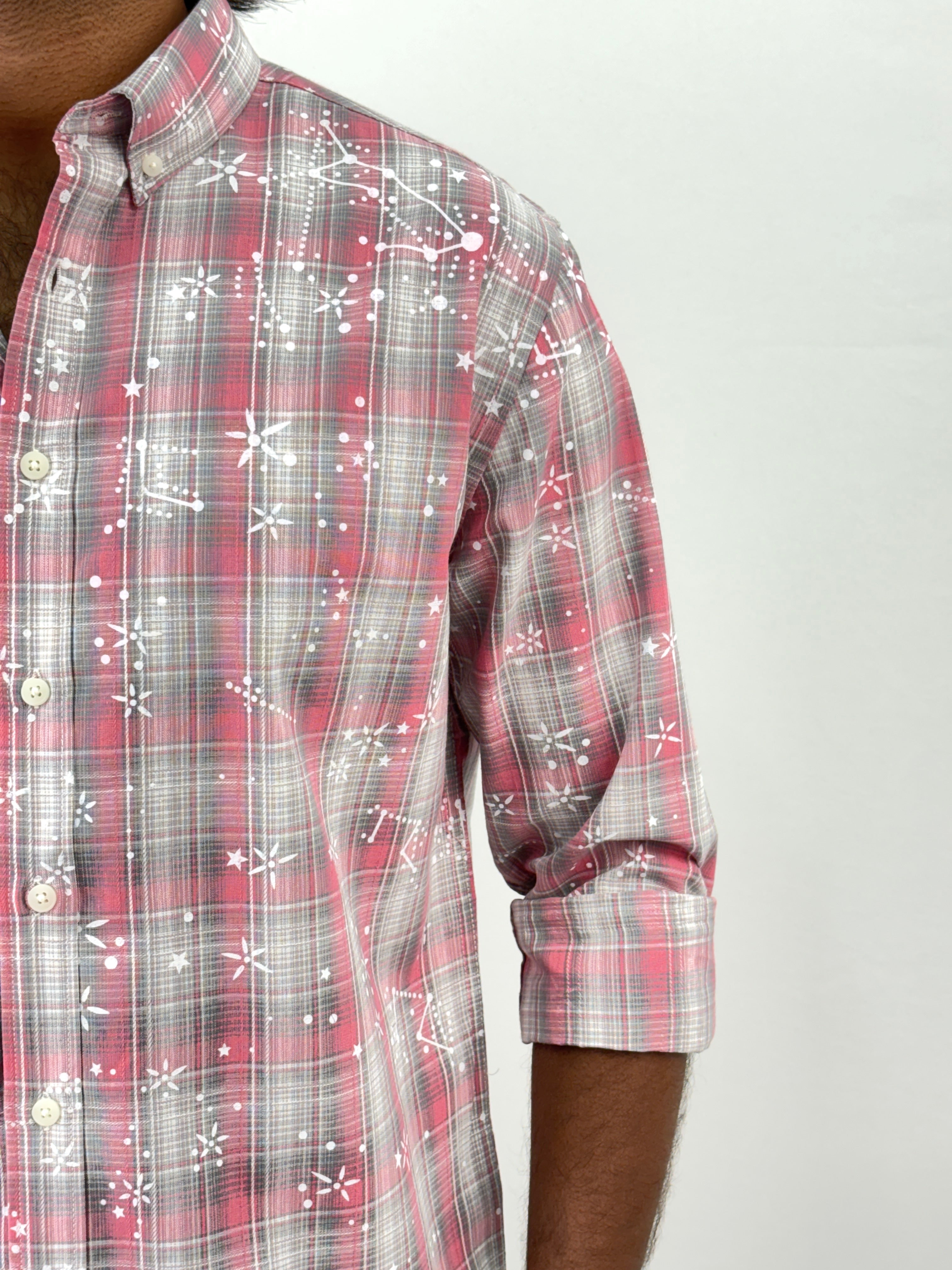 Red Flannel Printed Shirt 2