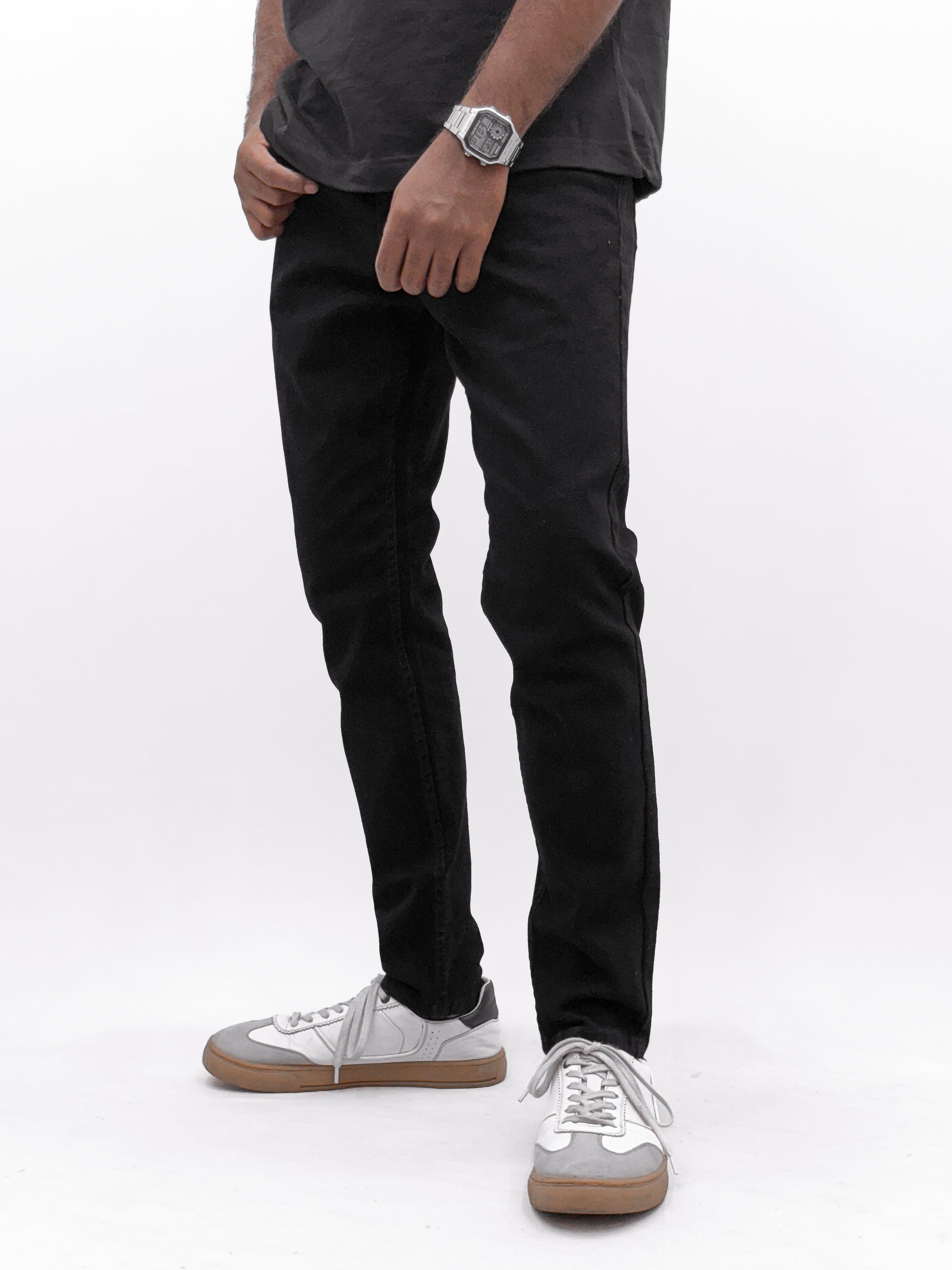 Black Ankle Fit Jean
