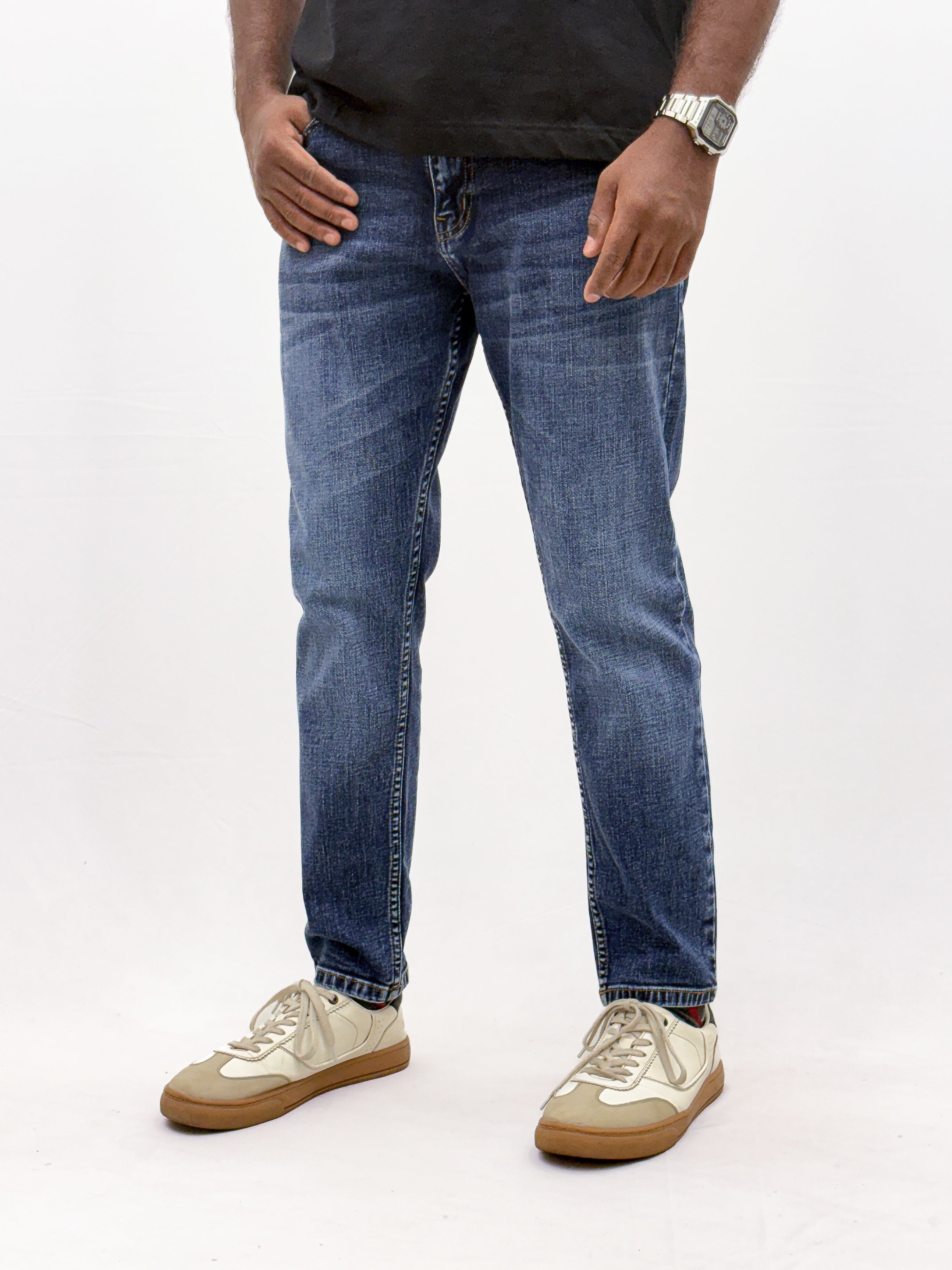 Denim Blue Ankle Fit Jean