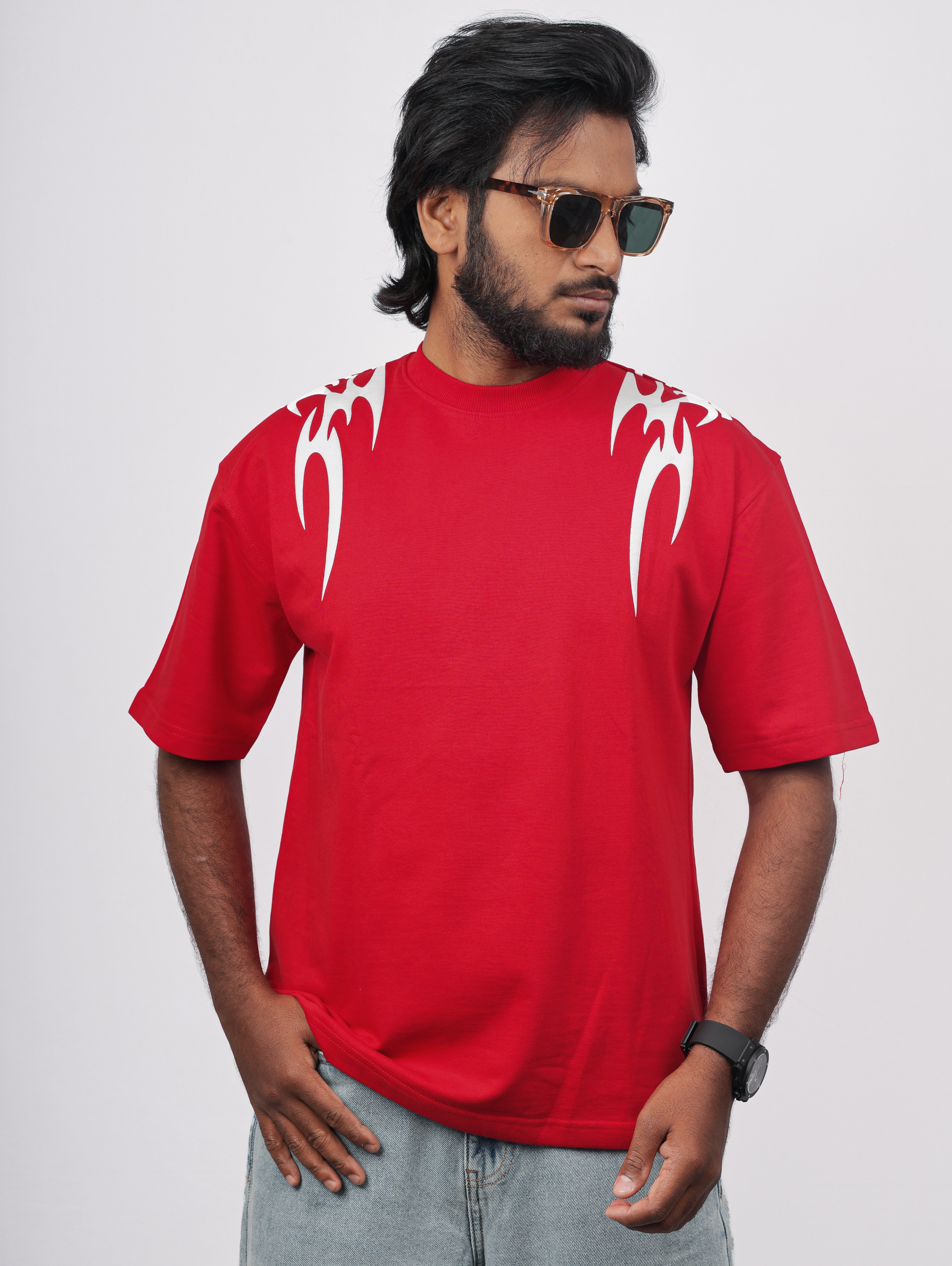 Red Oversize T-Shirt