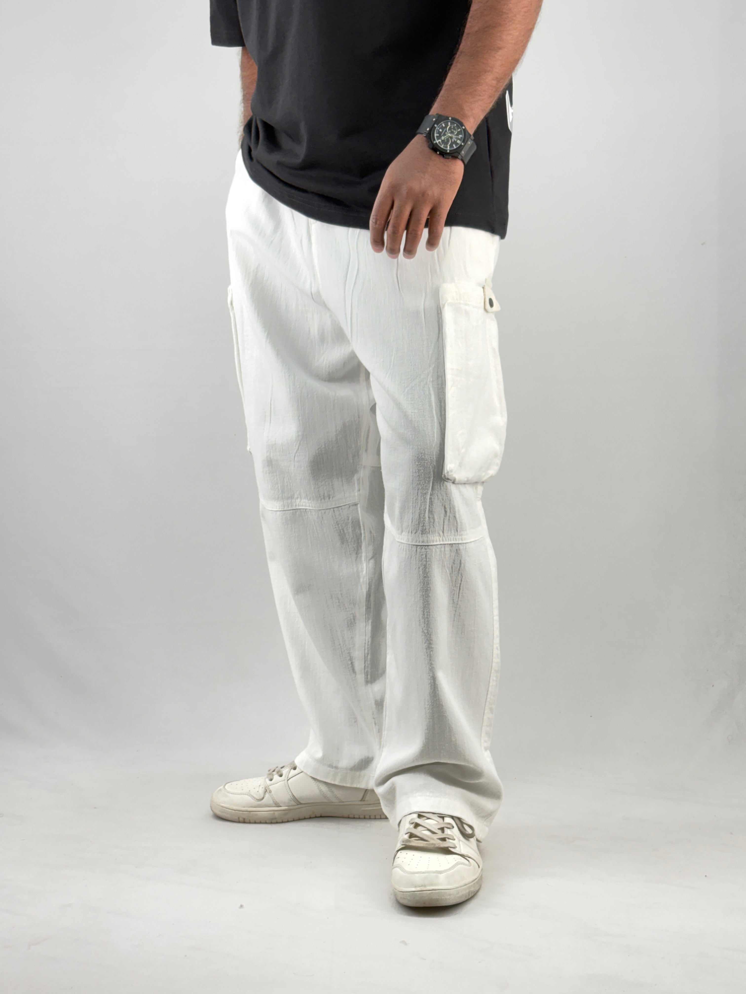 White Baggy Cargo