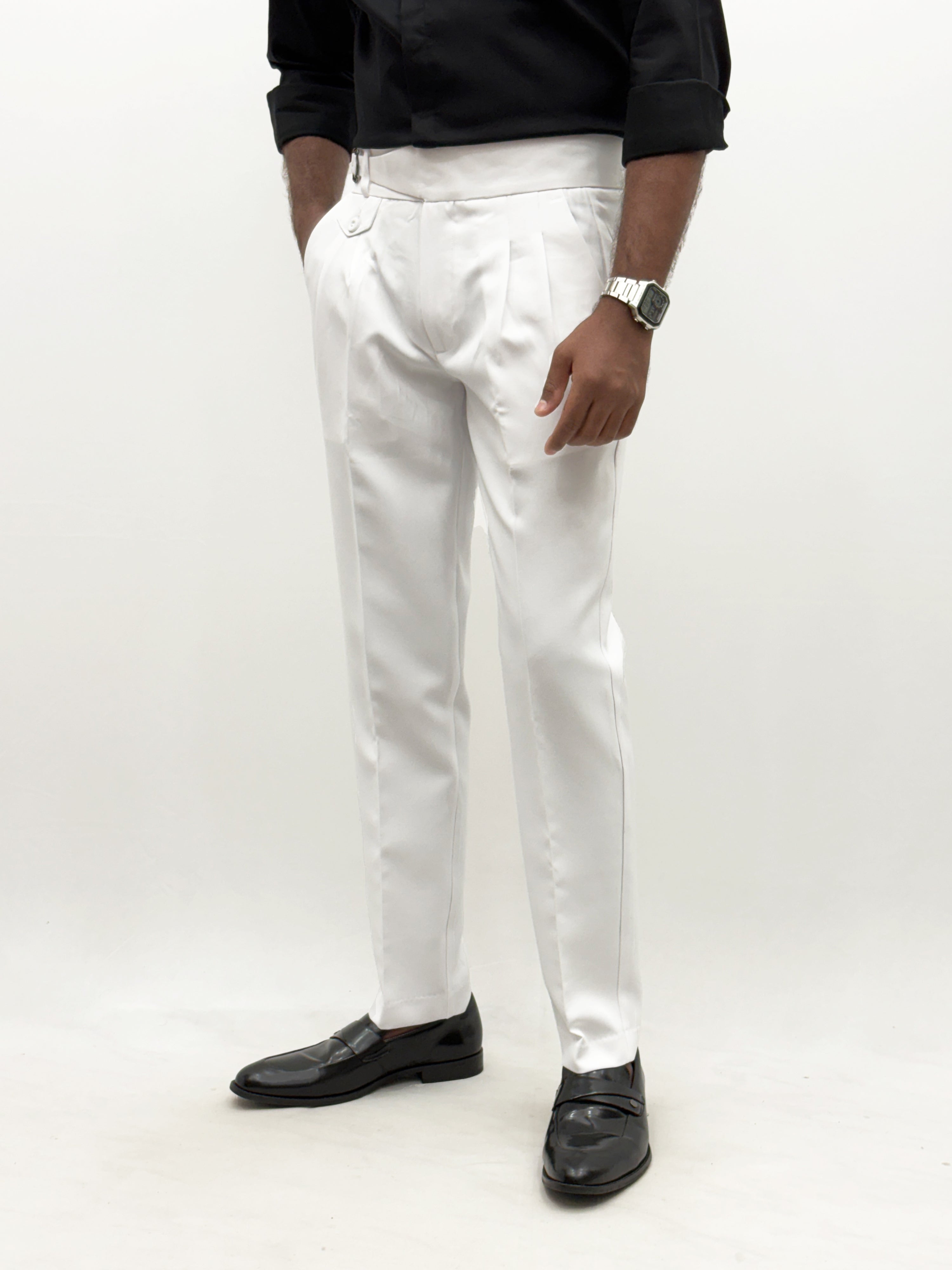 White Gurkha Pant
