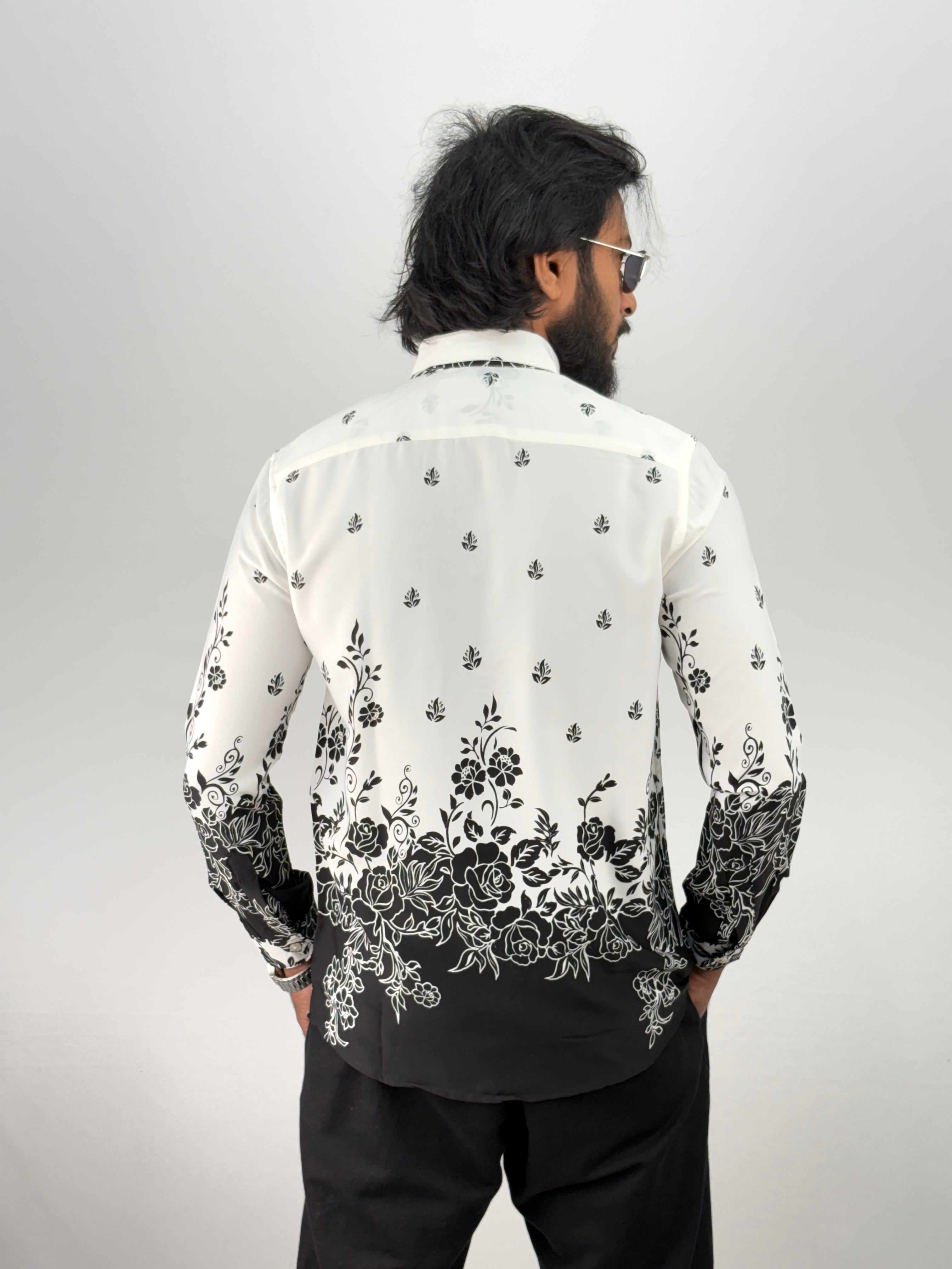 White(1) Bottom Printed Shirt 3