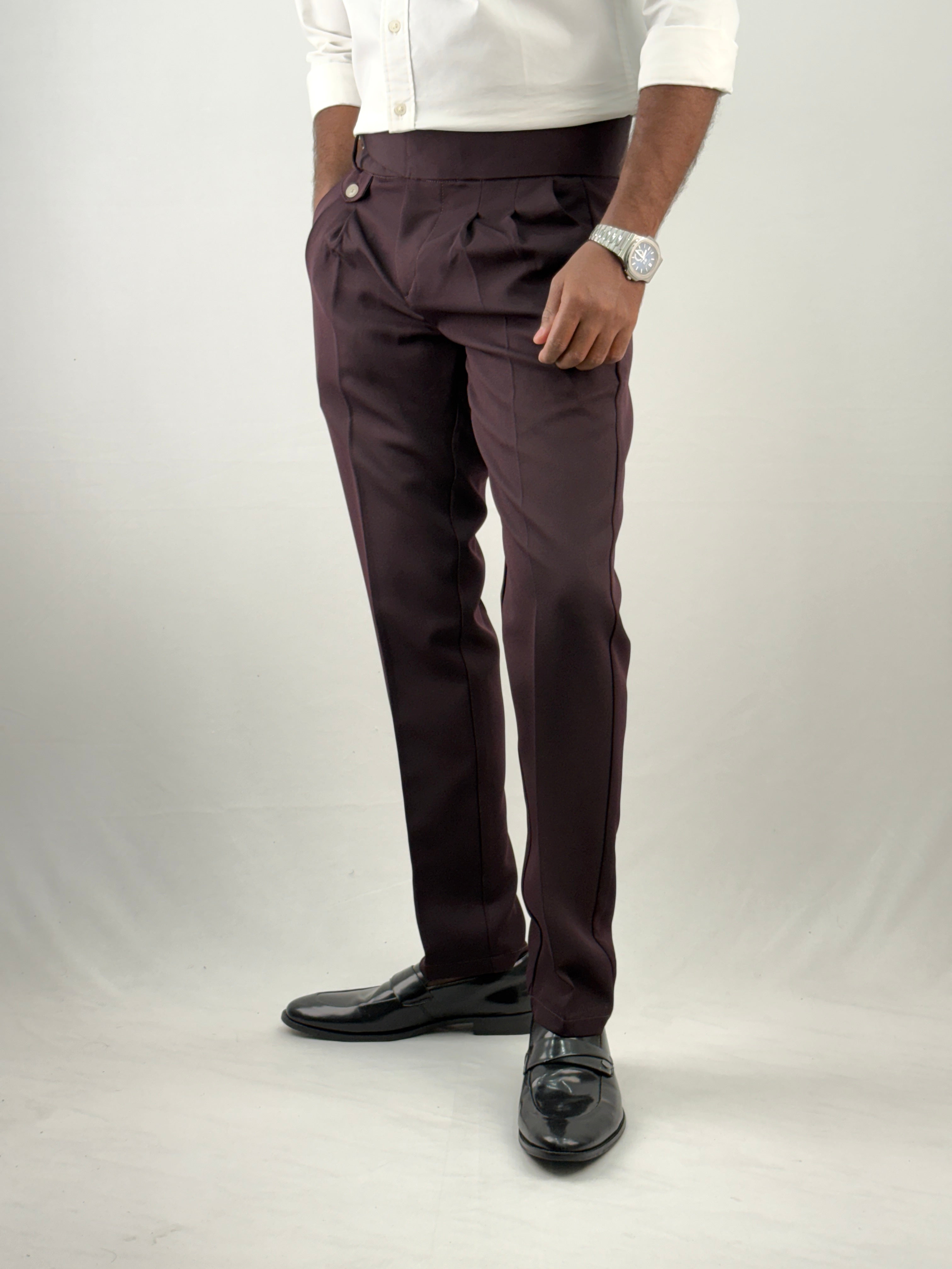 Wine Gurkha Pant 2