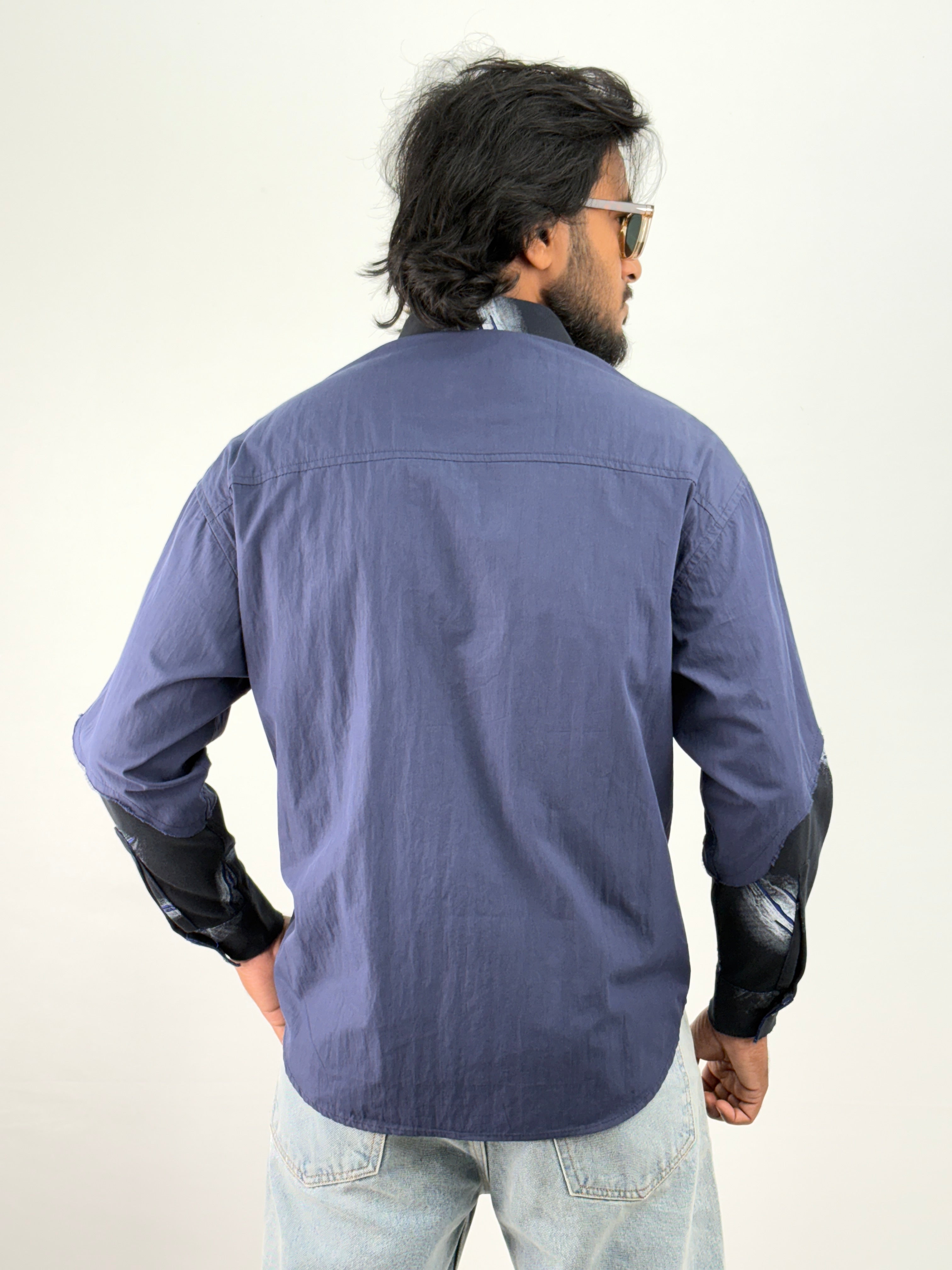 Blue Oversized Shirt