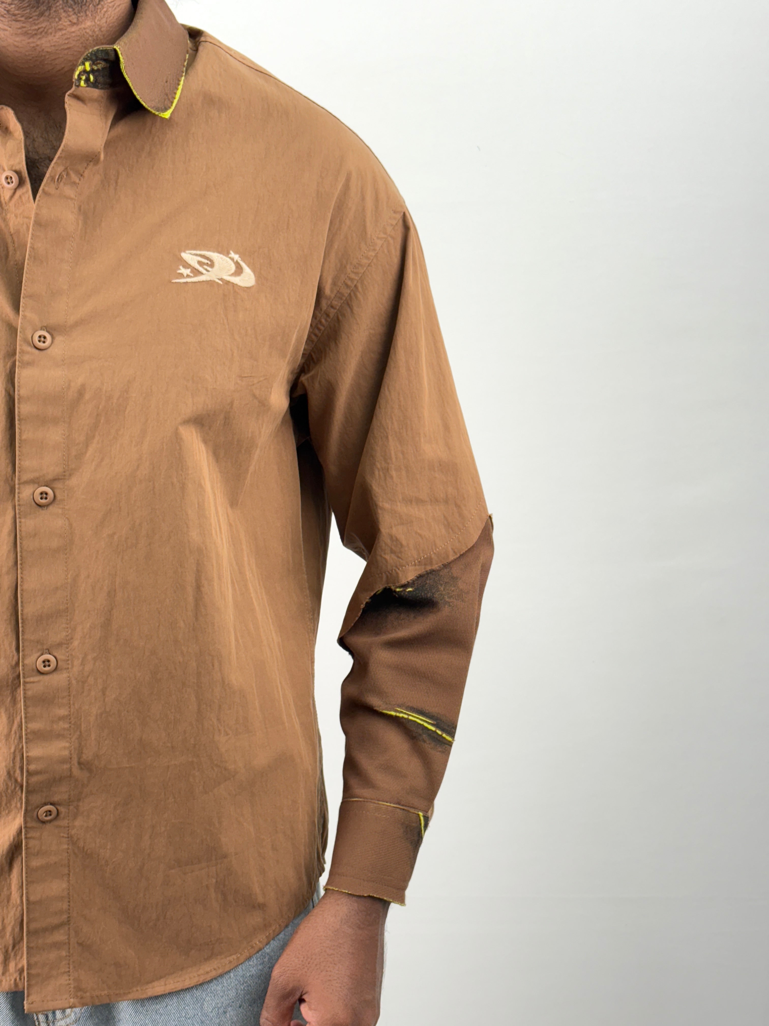 Brown Oversized Shirt