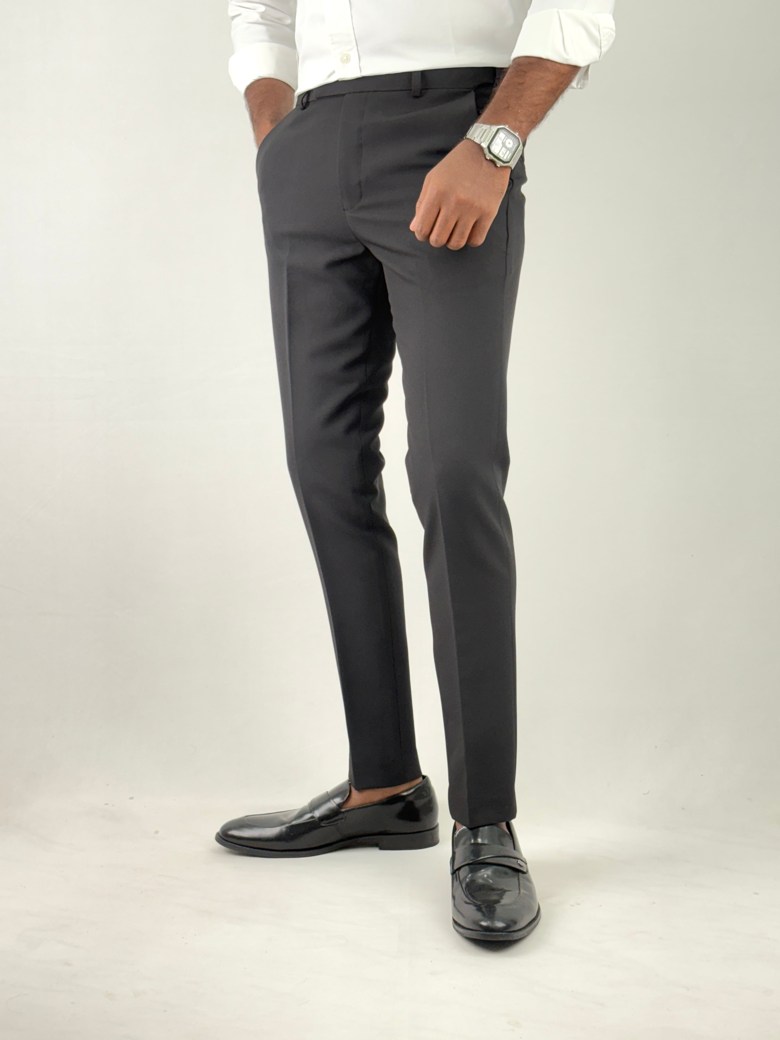 Black Flexiwaist Formal Pant