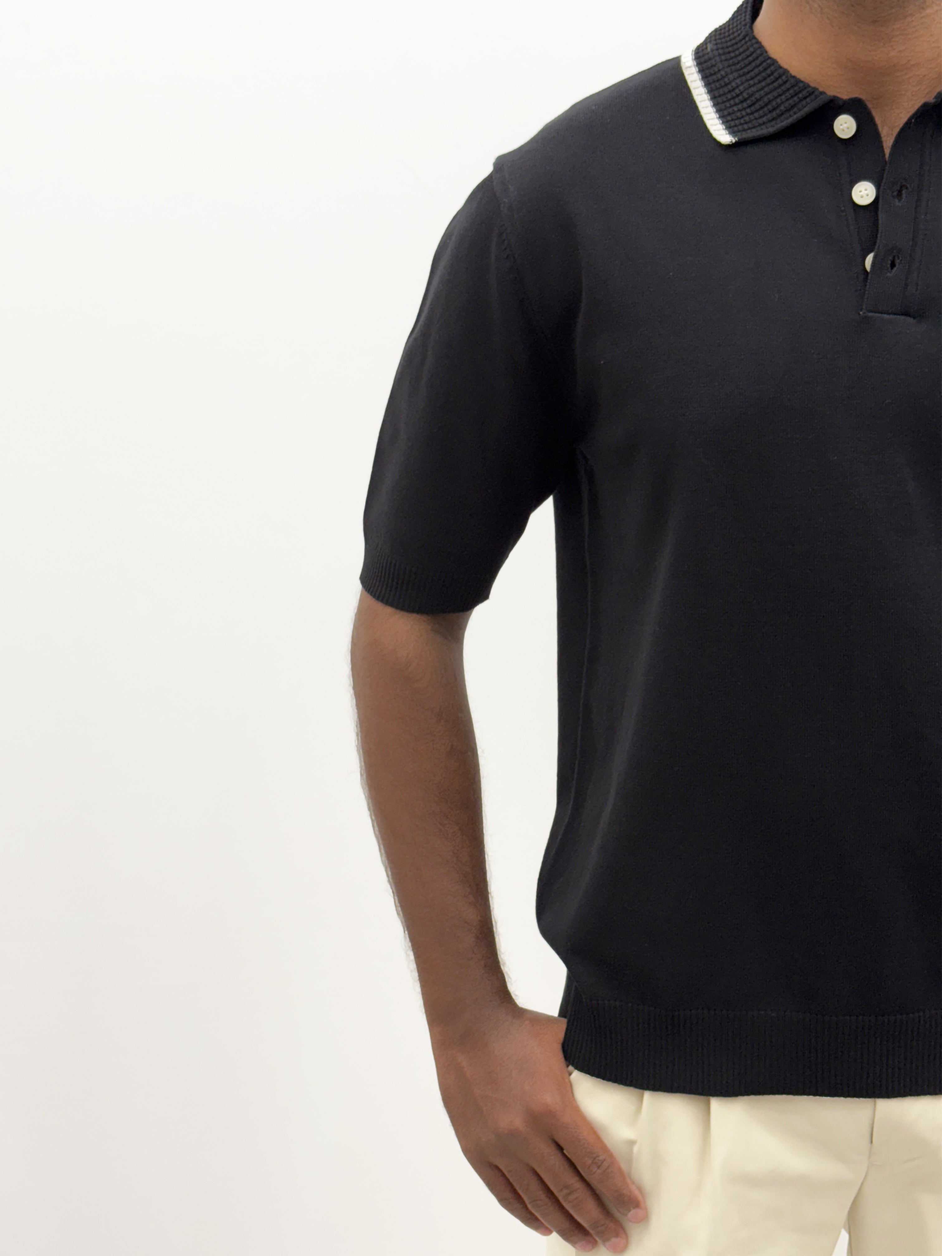 Black Polo T-Shirt