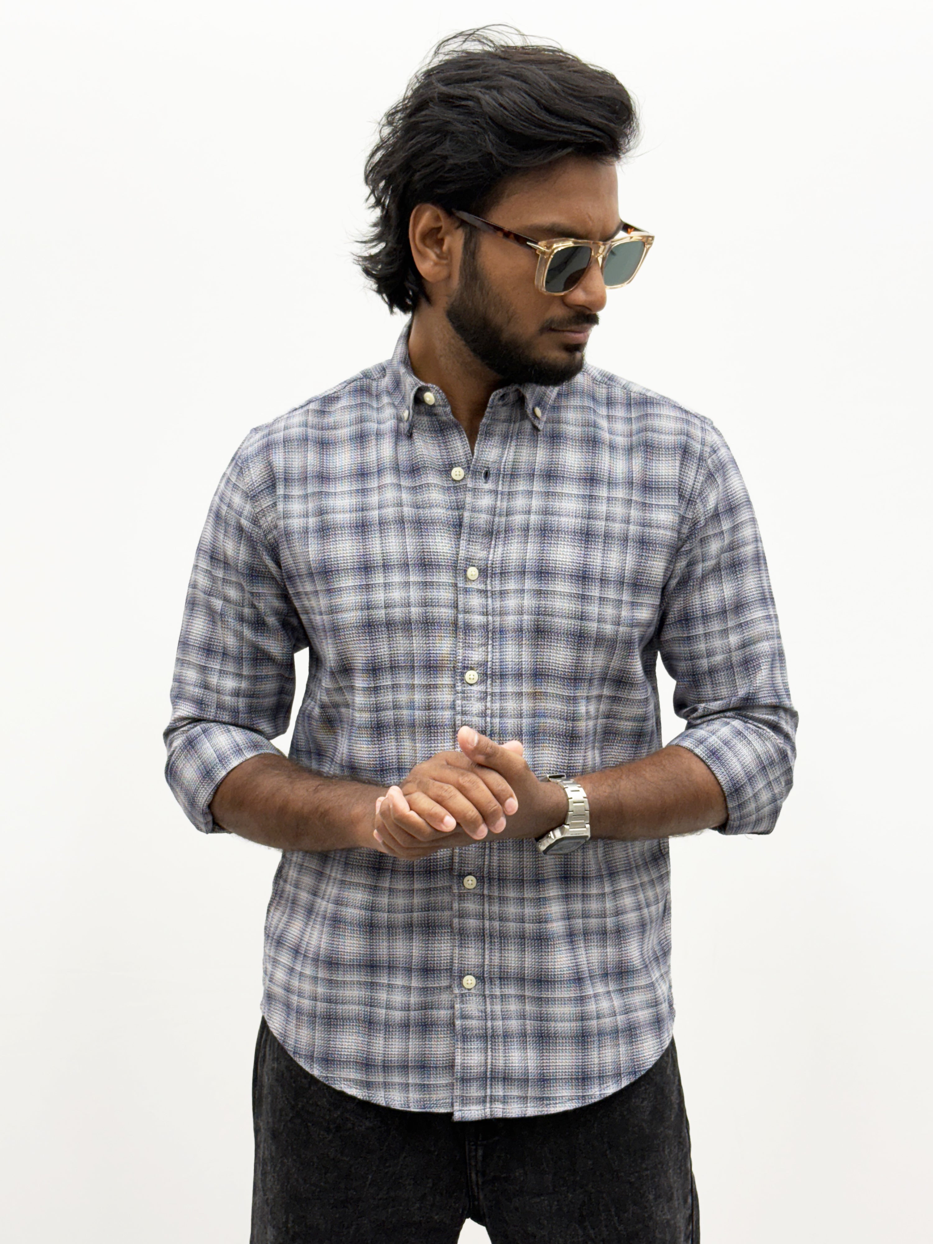 Blue Flannel Shirt