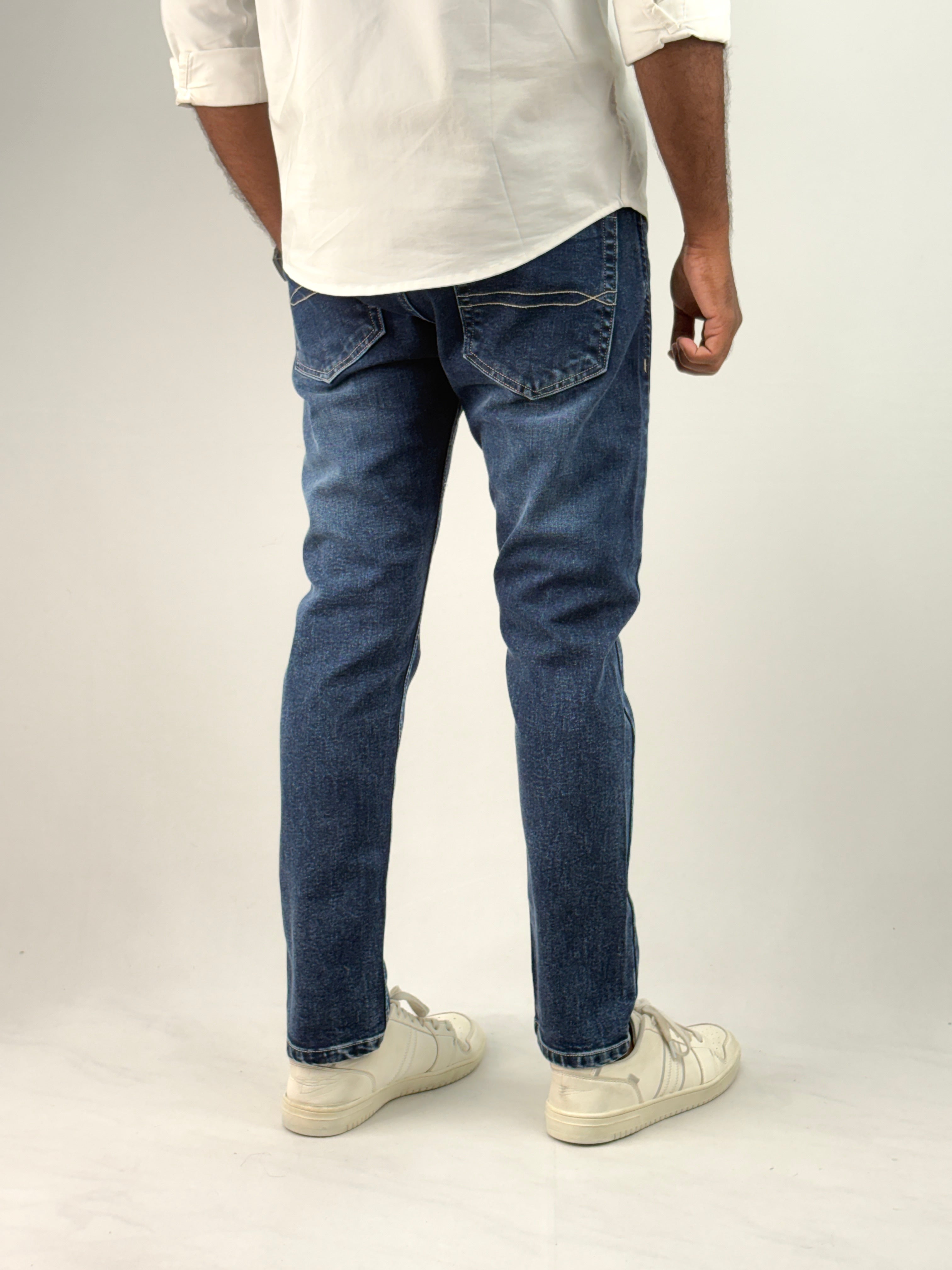 Blue Shade Ankle Fit Jean