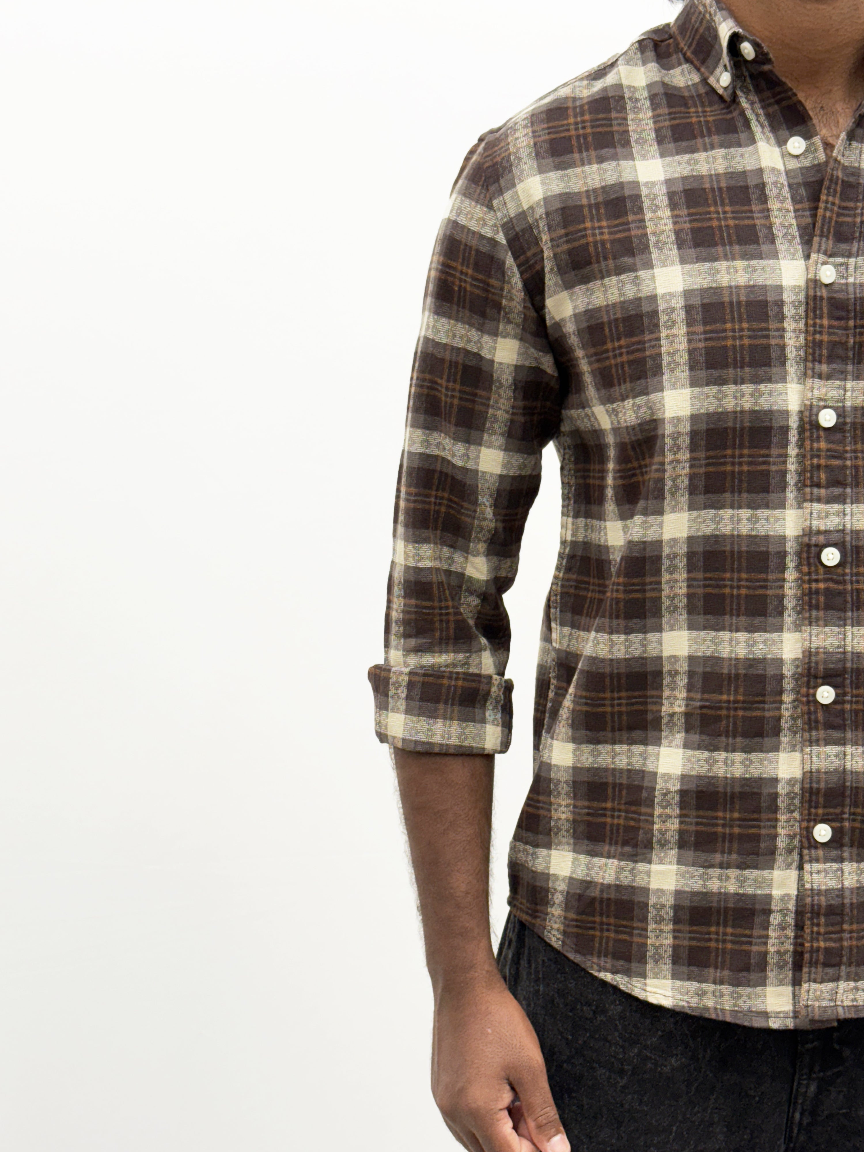 Brown Flannel Shirt