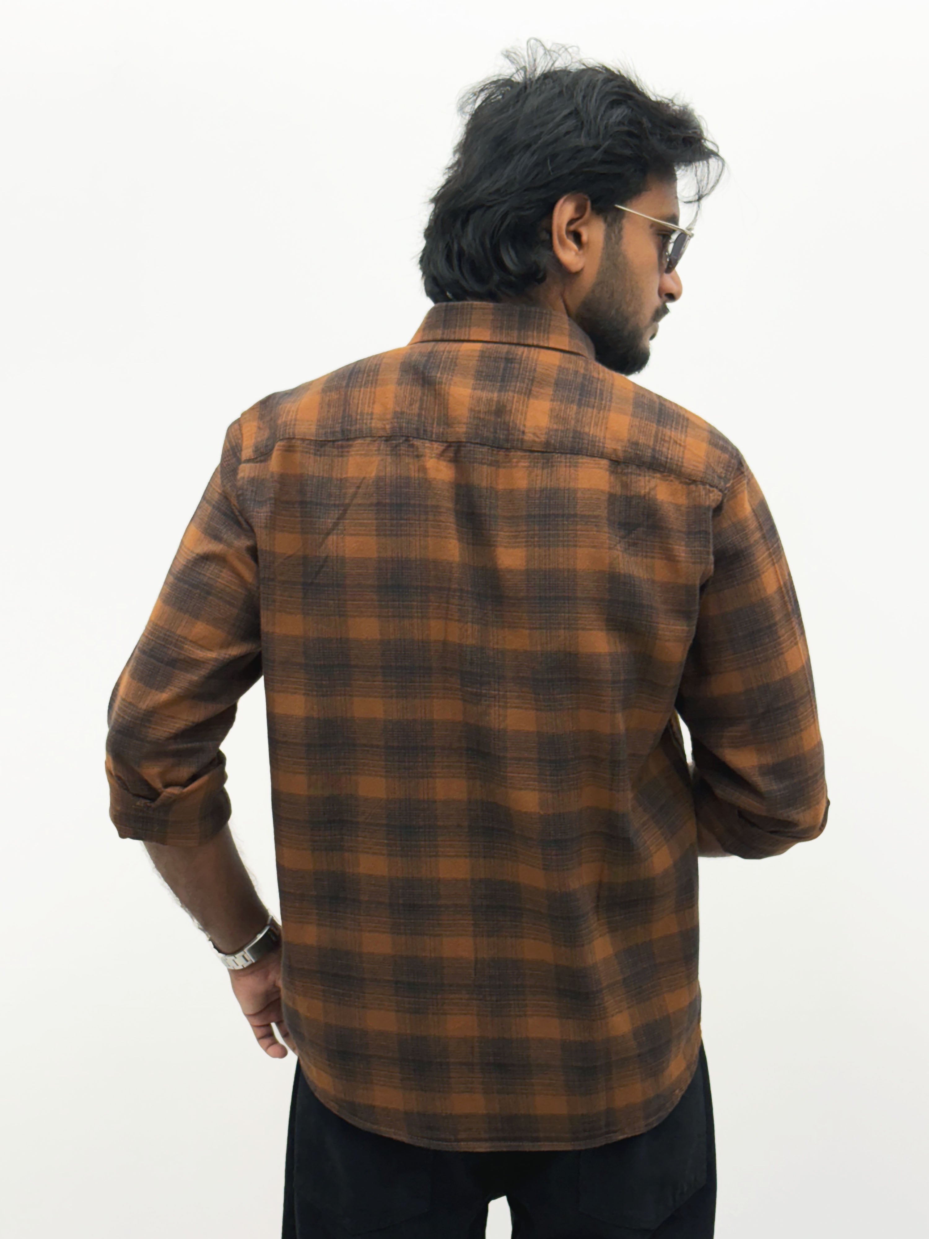 Mustard Flannel Shirt