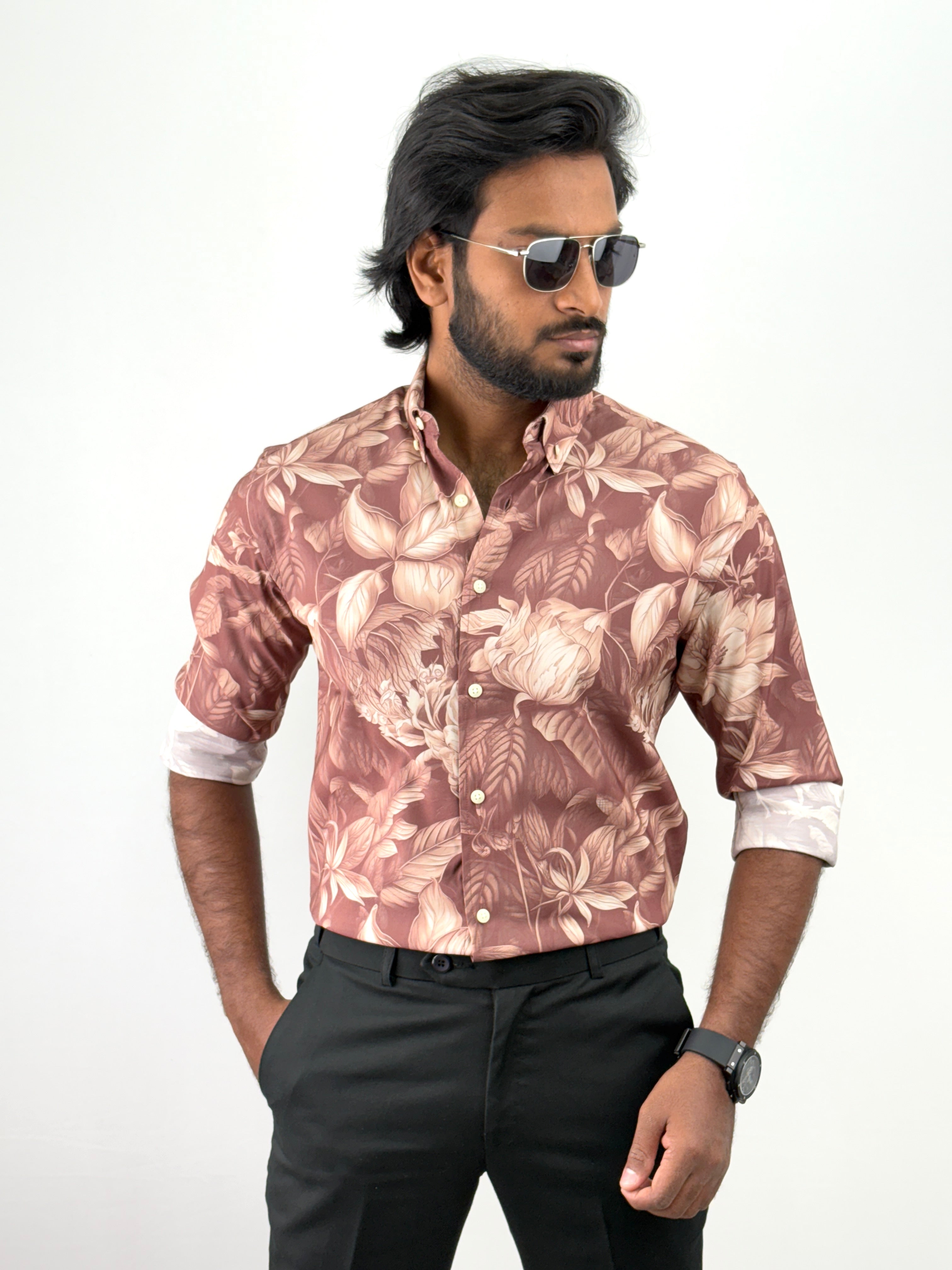 Cherry Retro Printed Shirt