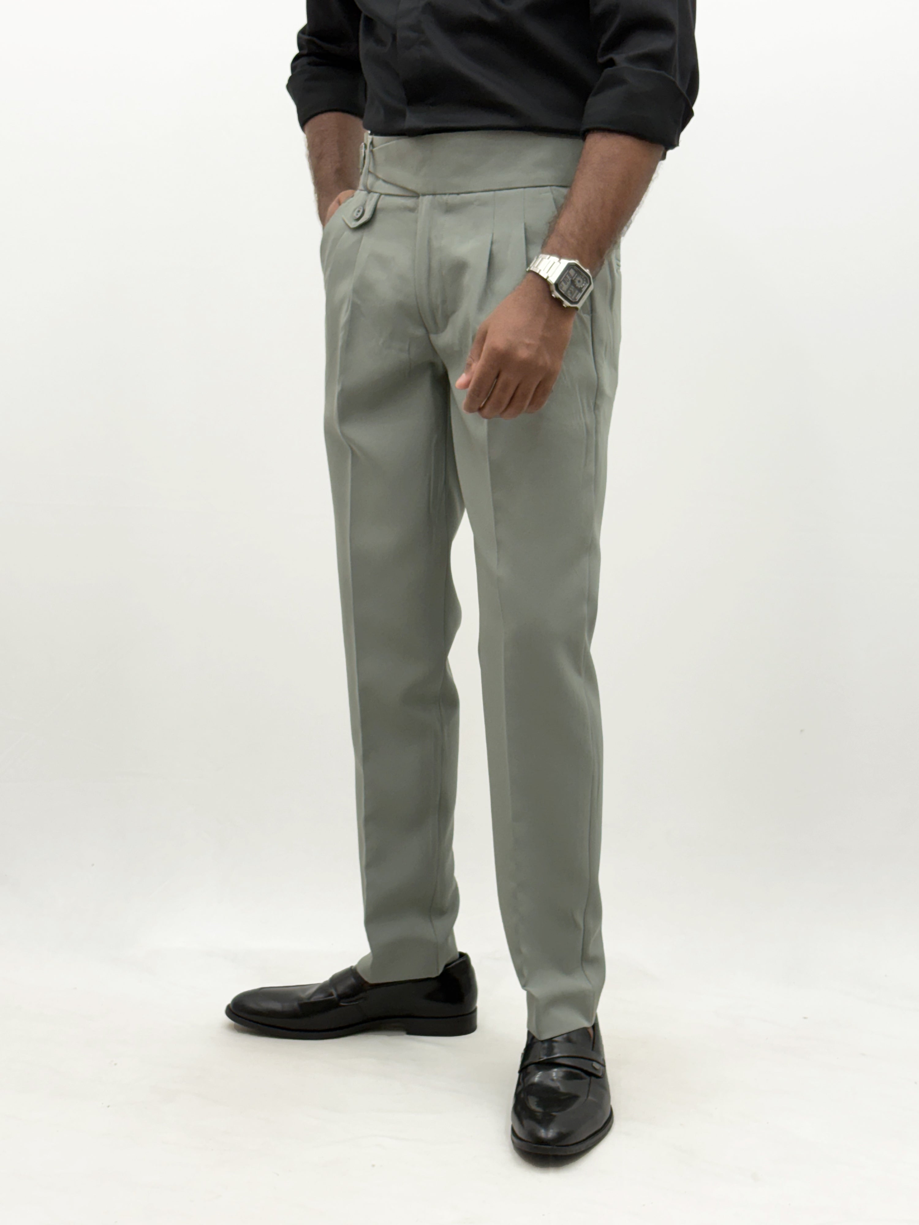 Grey Gurkha Pant