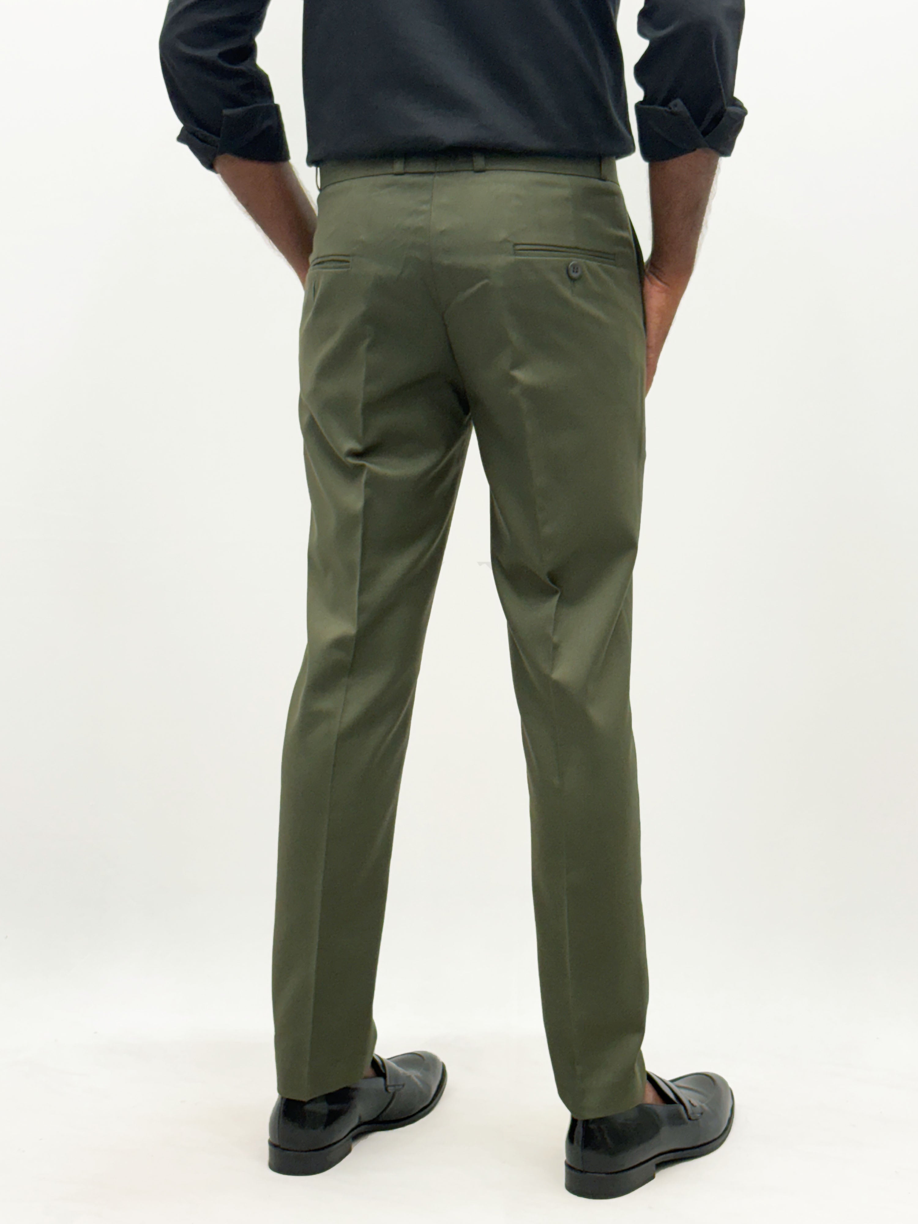 Dark Olive Formal Pant