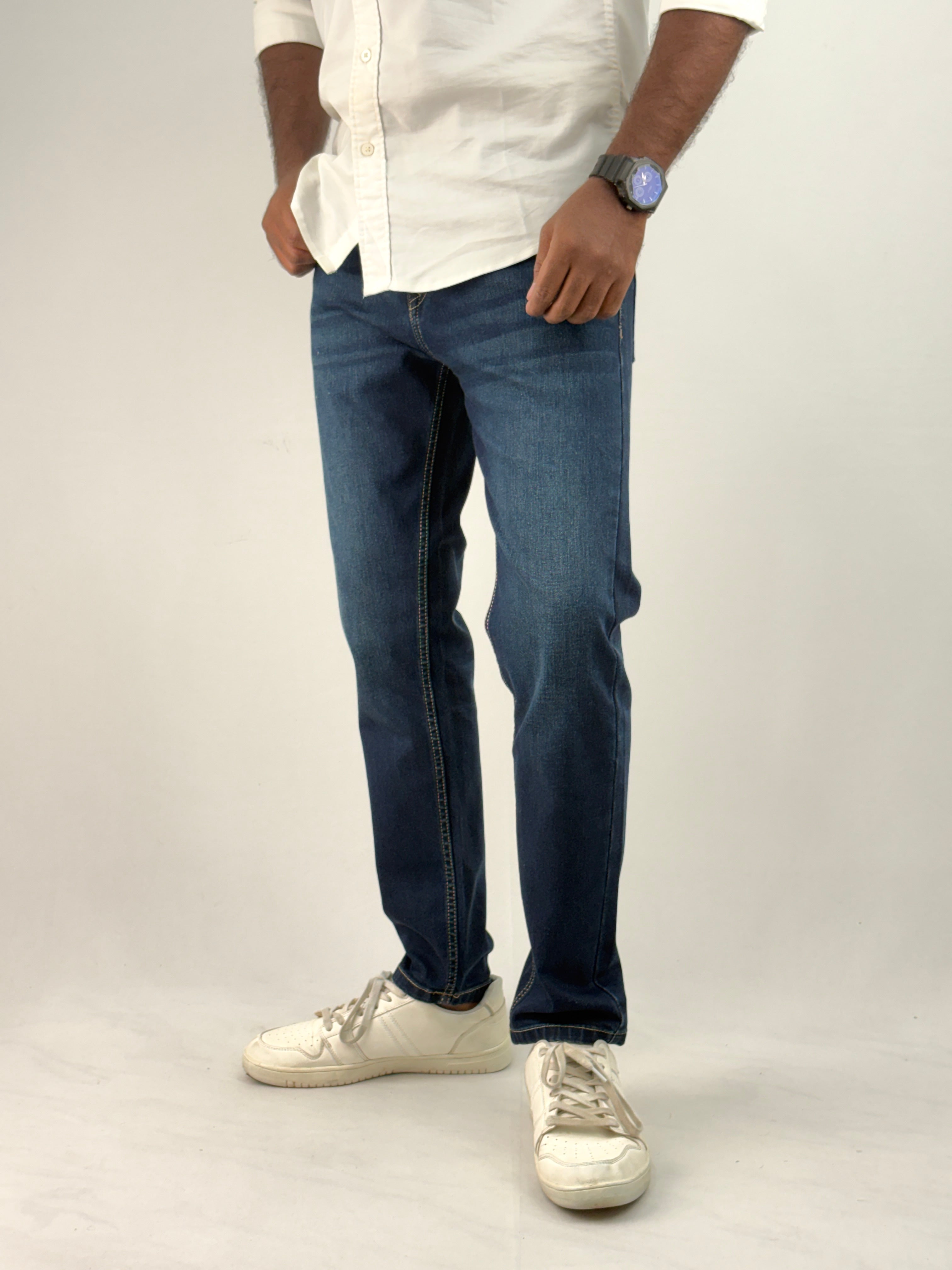Denim Blue Ankle Fit Jean