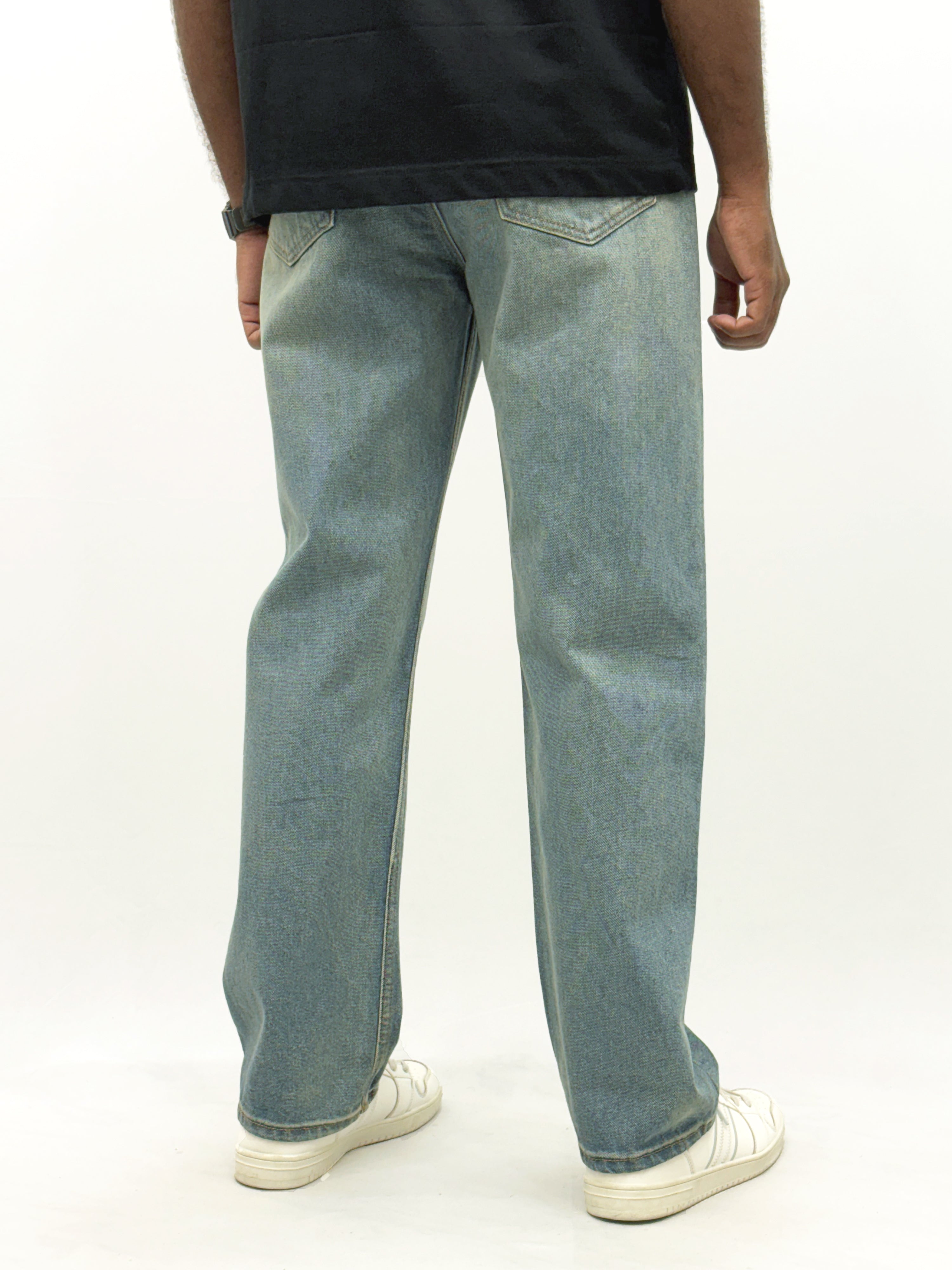 Dusty Blue Baggy Jeans