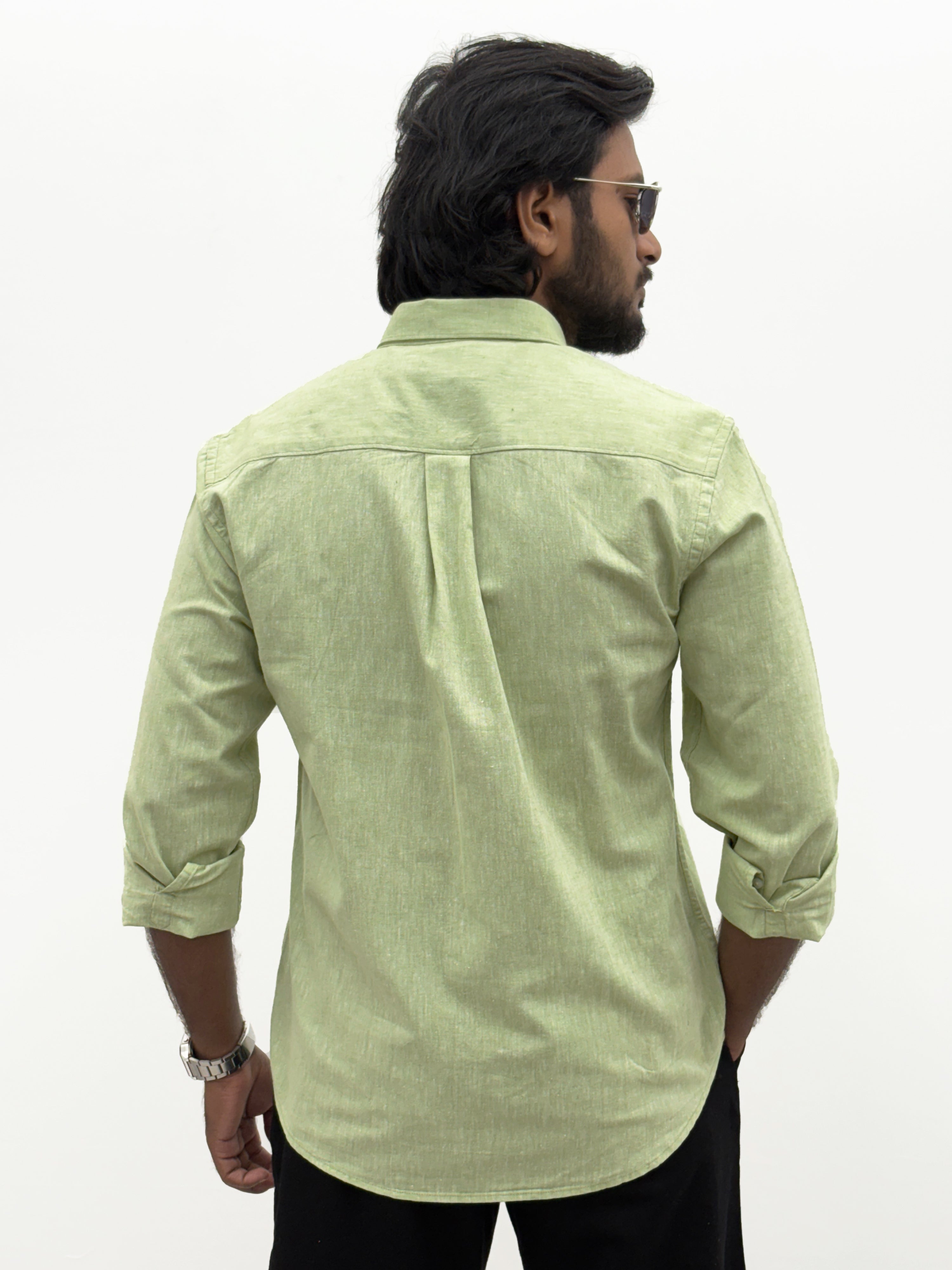 Sage Green Linen Shirt
