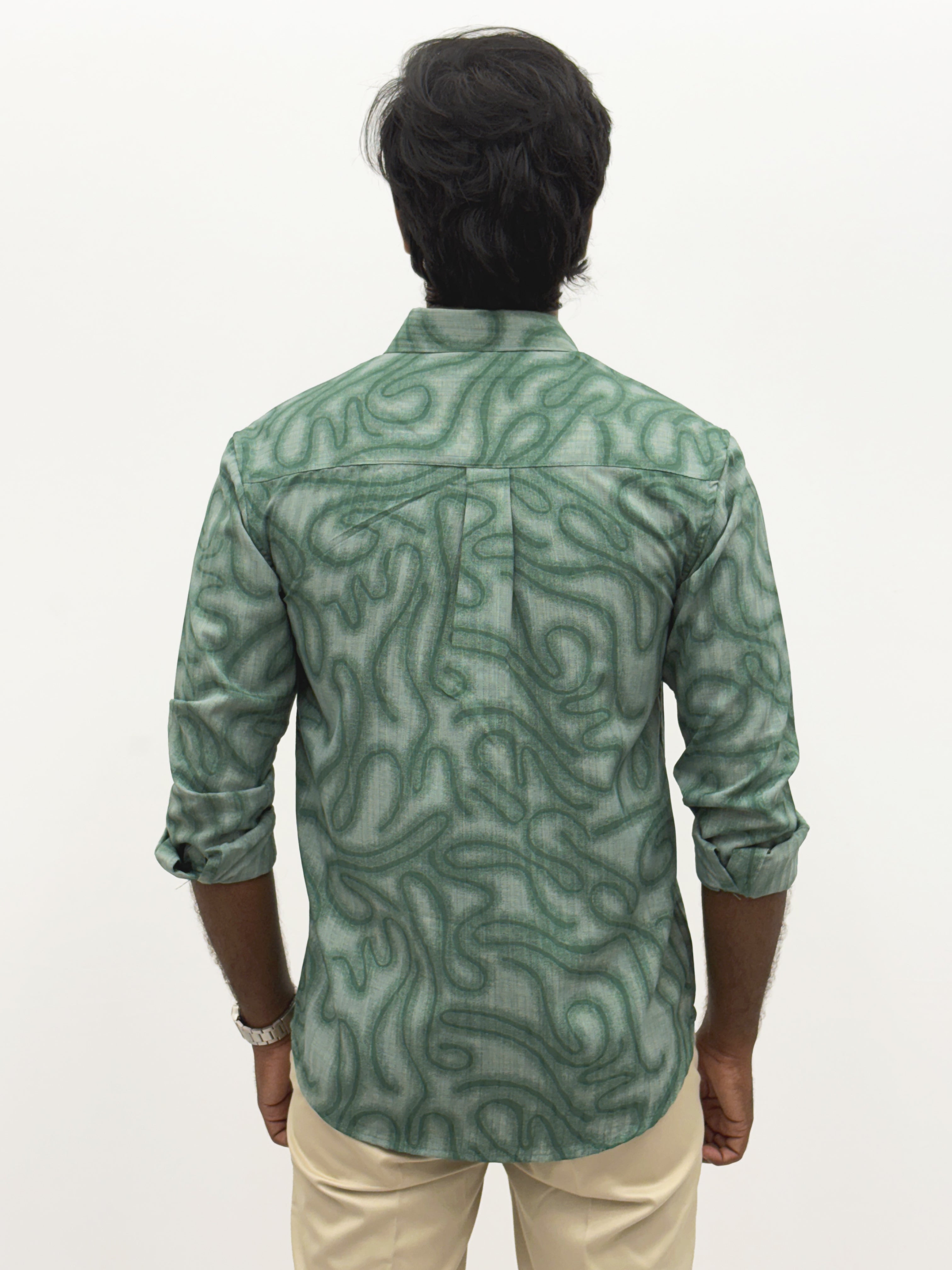 Light Green IMP Printed Shirt