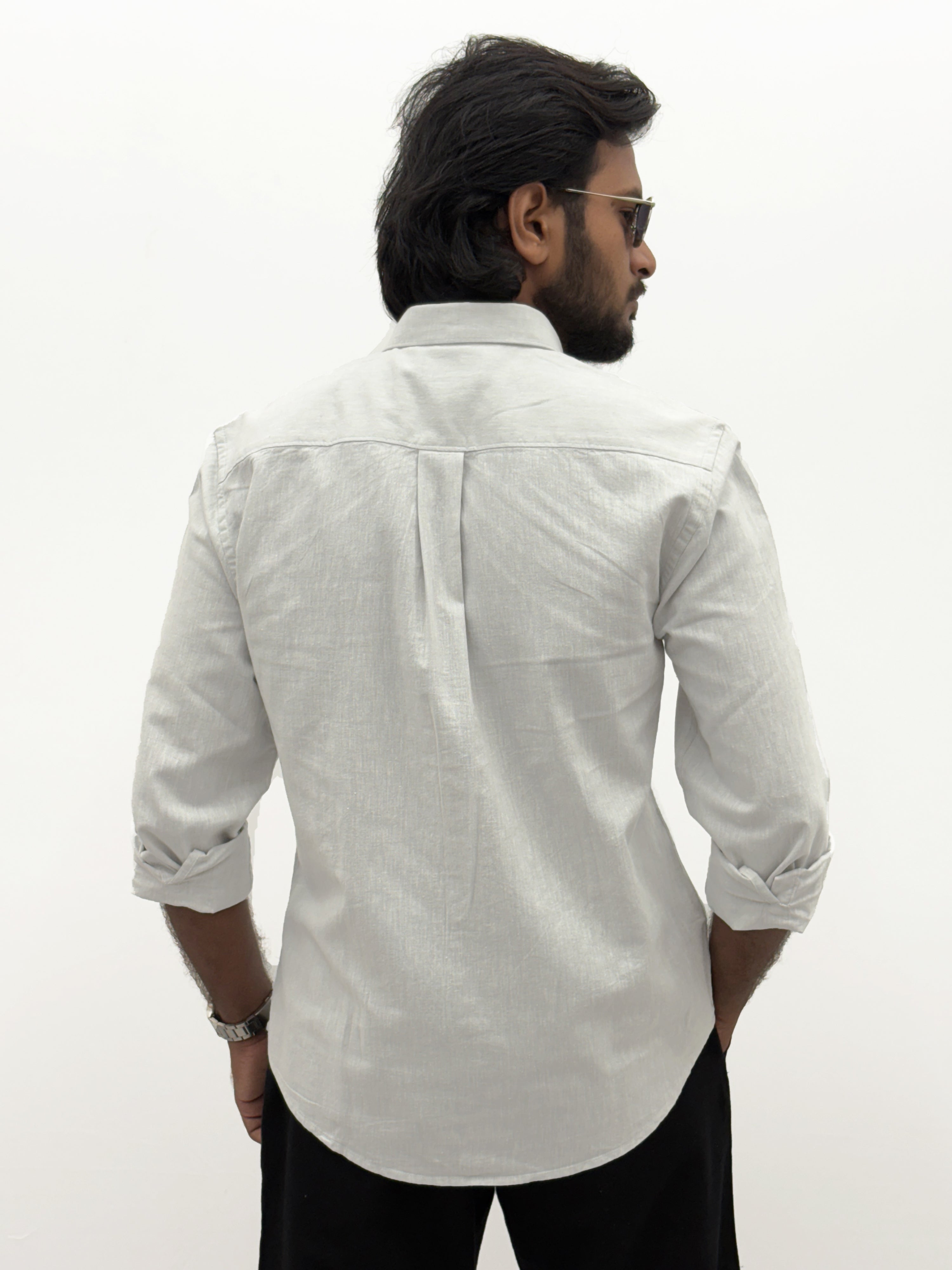 Light Grey Linen Shirt