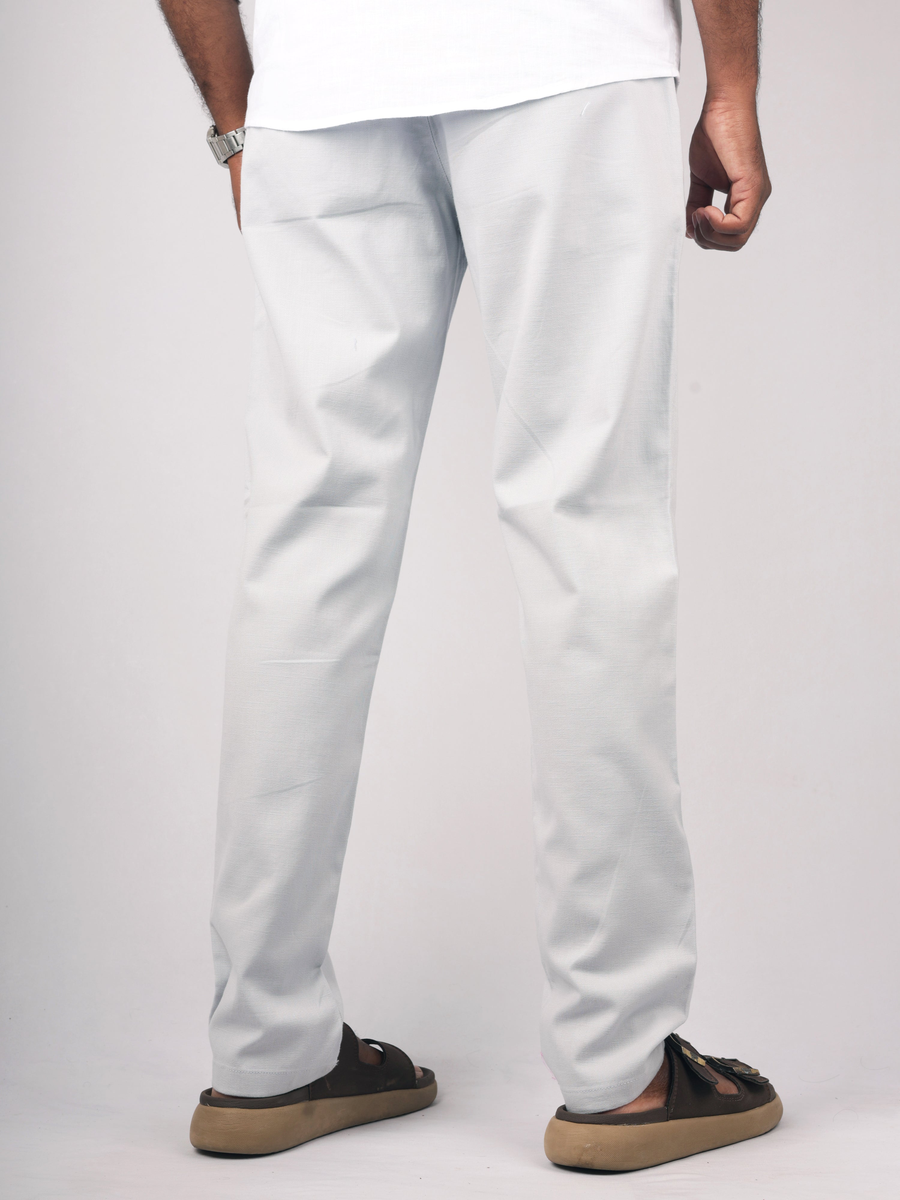 Grey Linen Pant