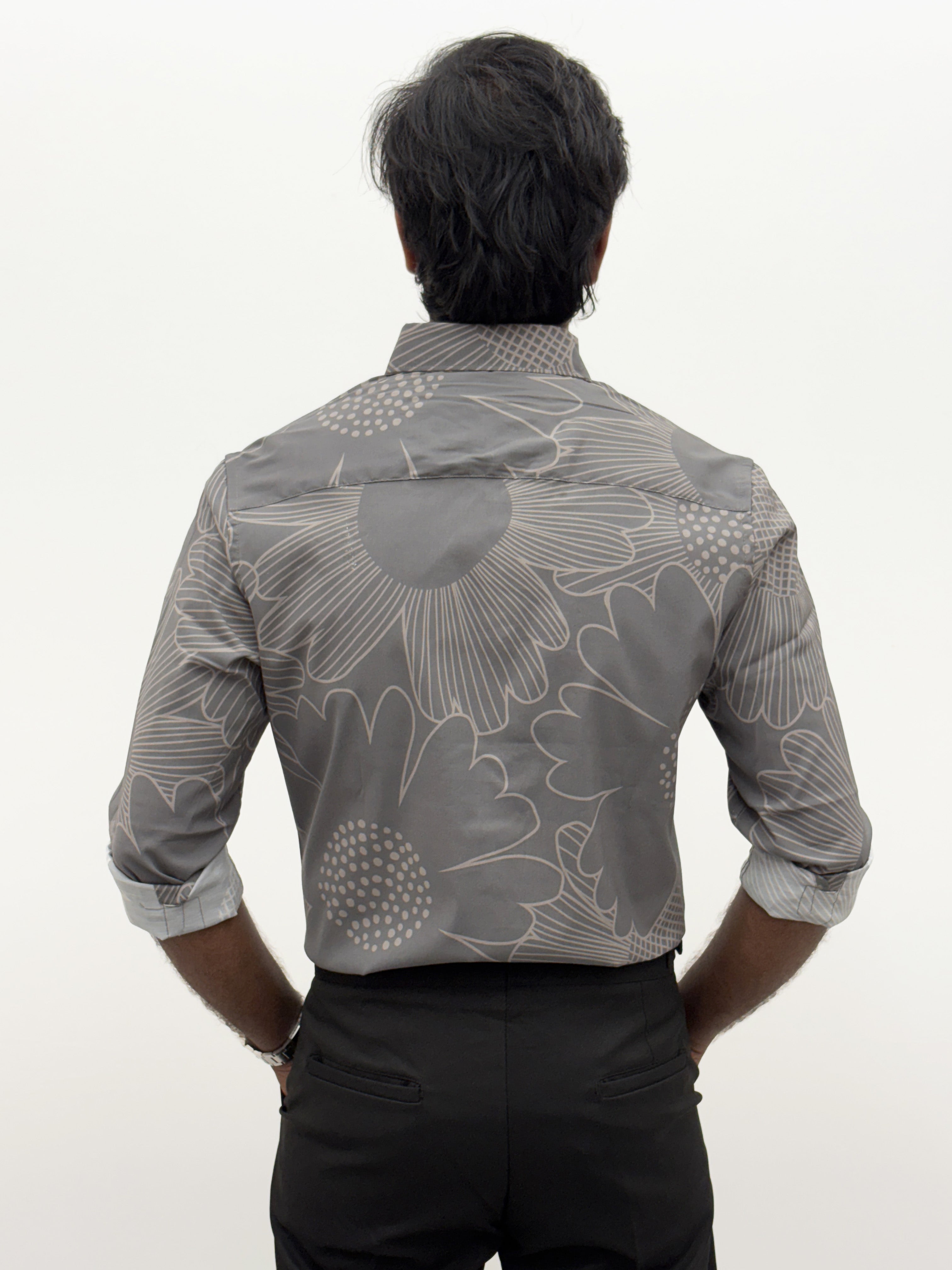 Grey IMP Retro Printed Shirt