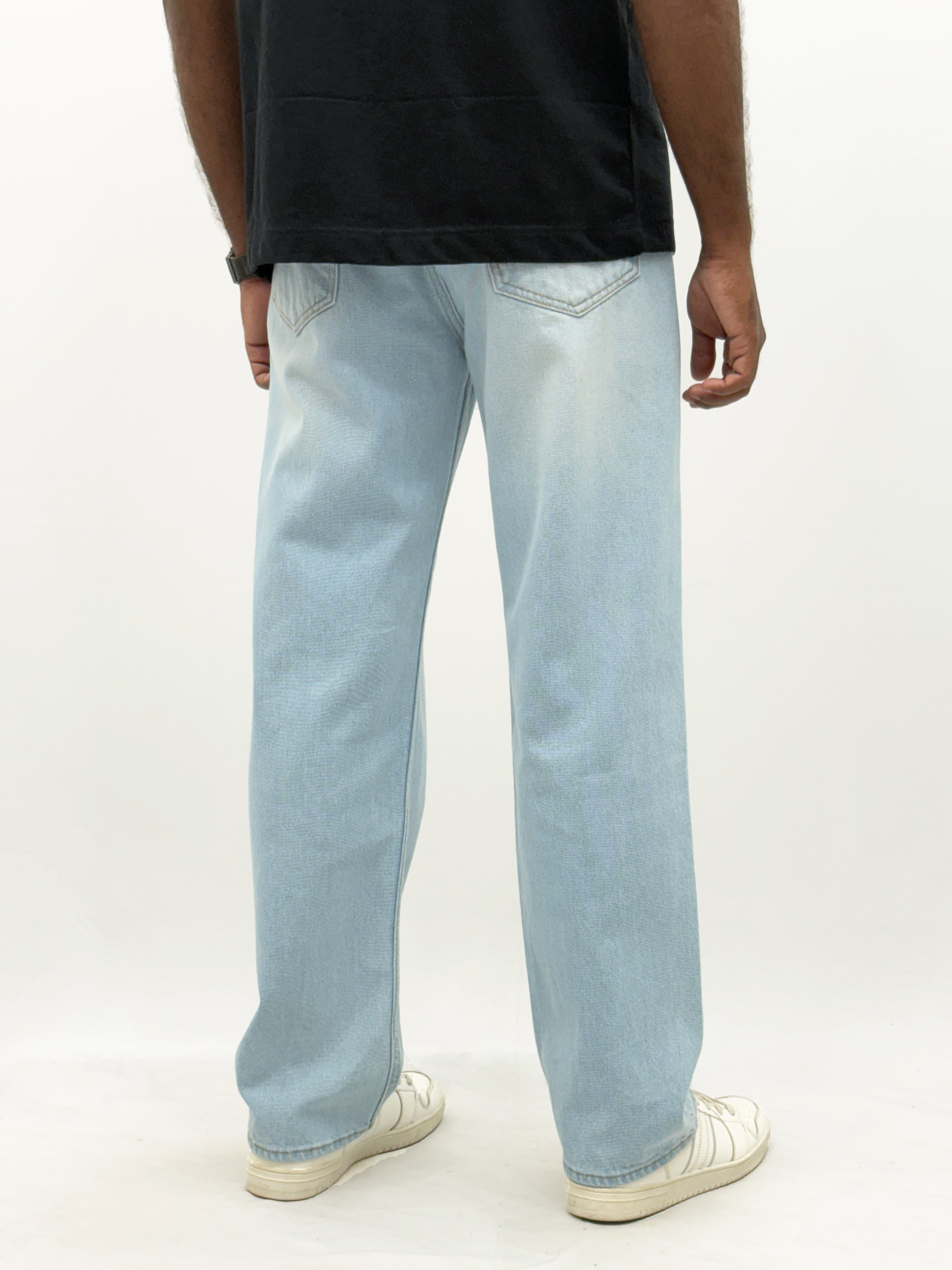 Ice Blue Baggy Jeans