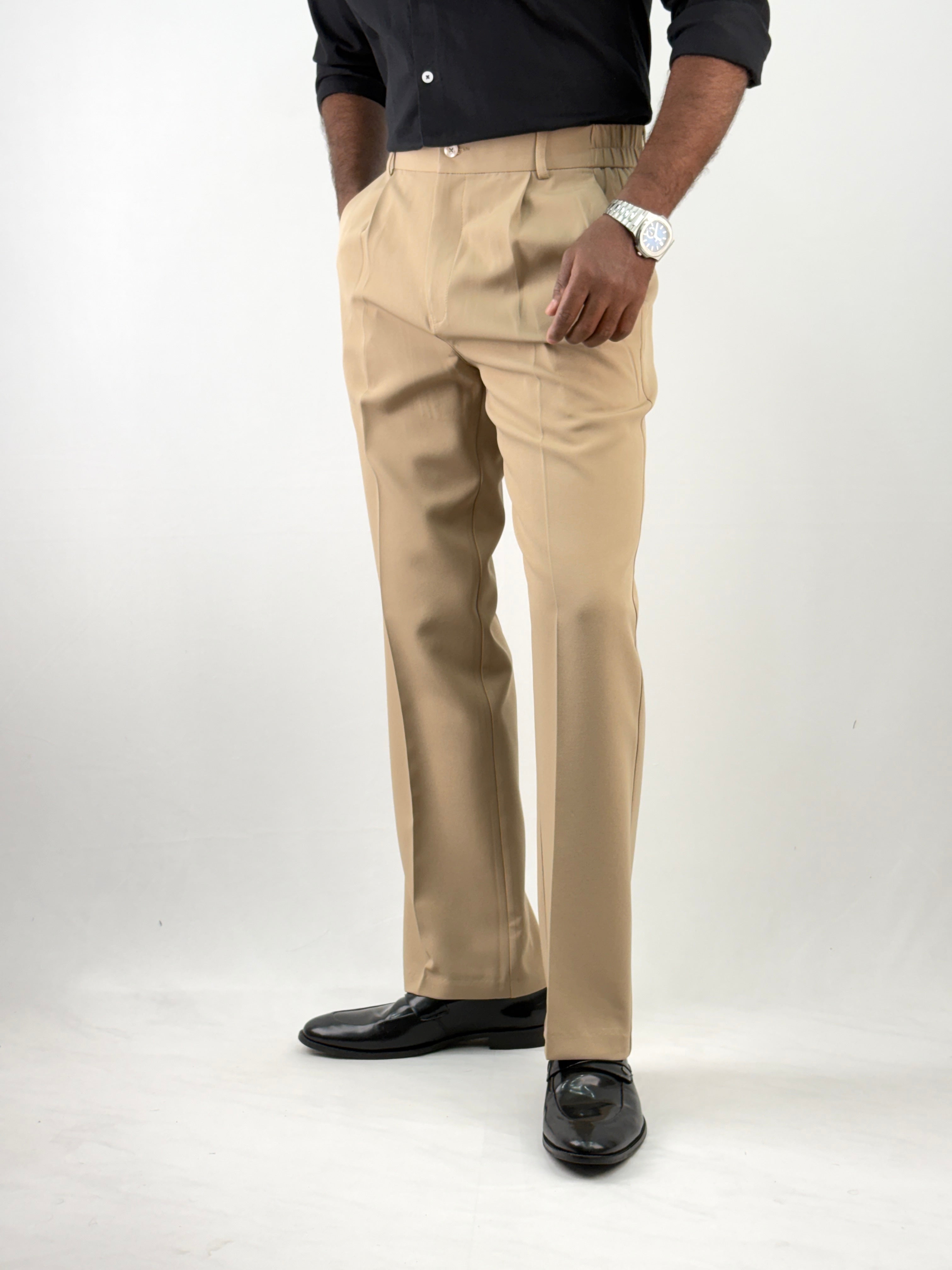 Light Brown Korean Baggy Pant