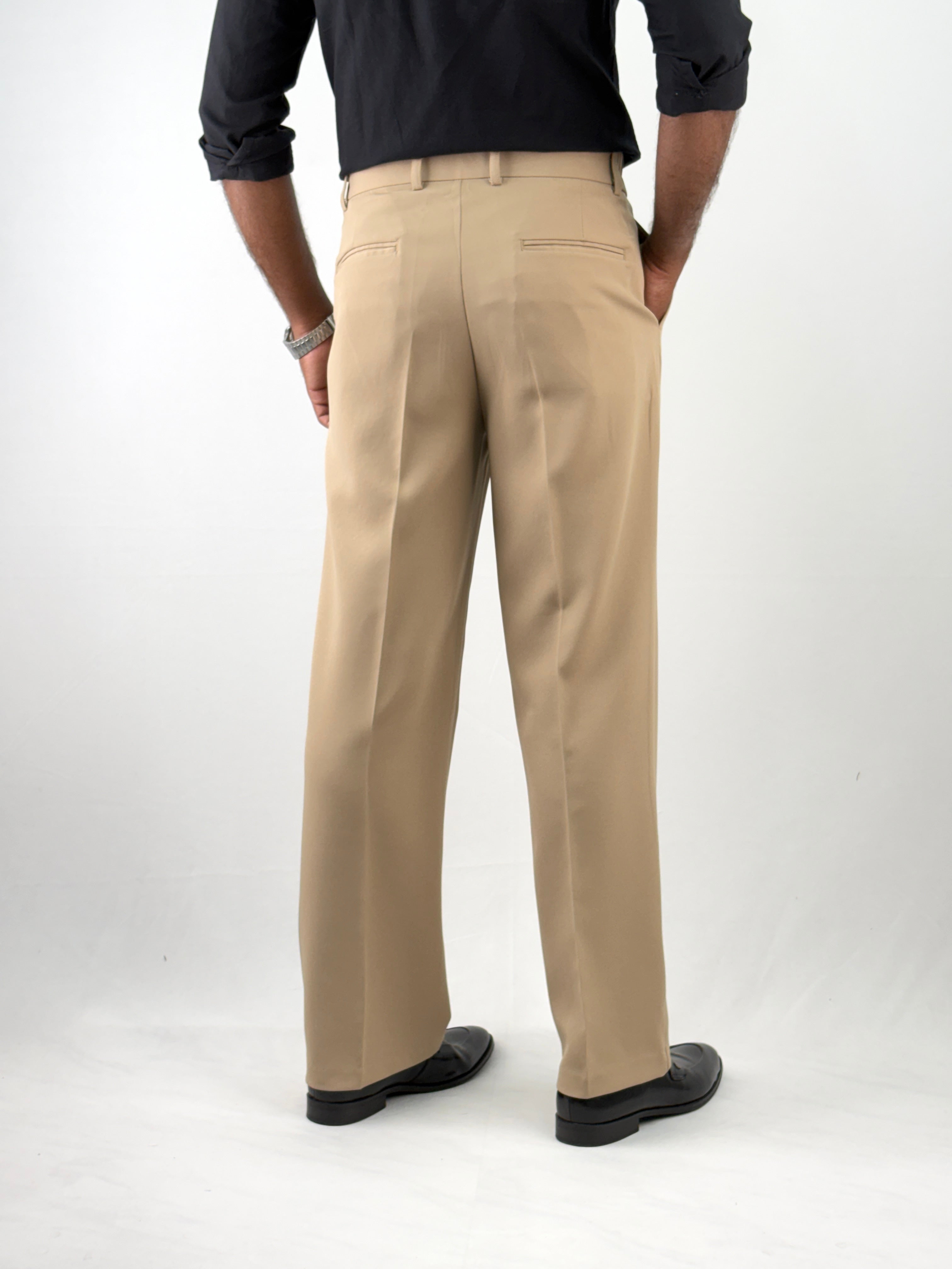 Light Brown Korean Baggy Pant