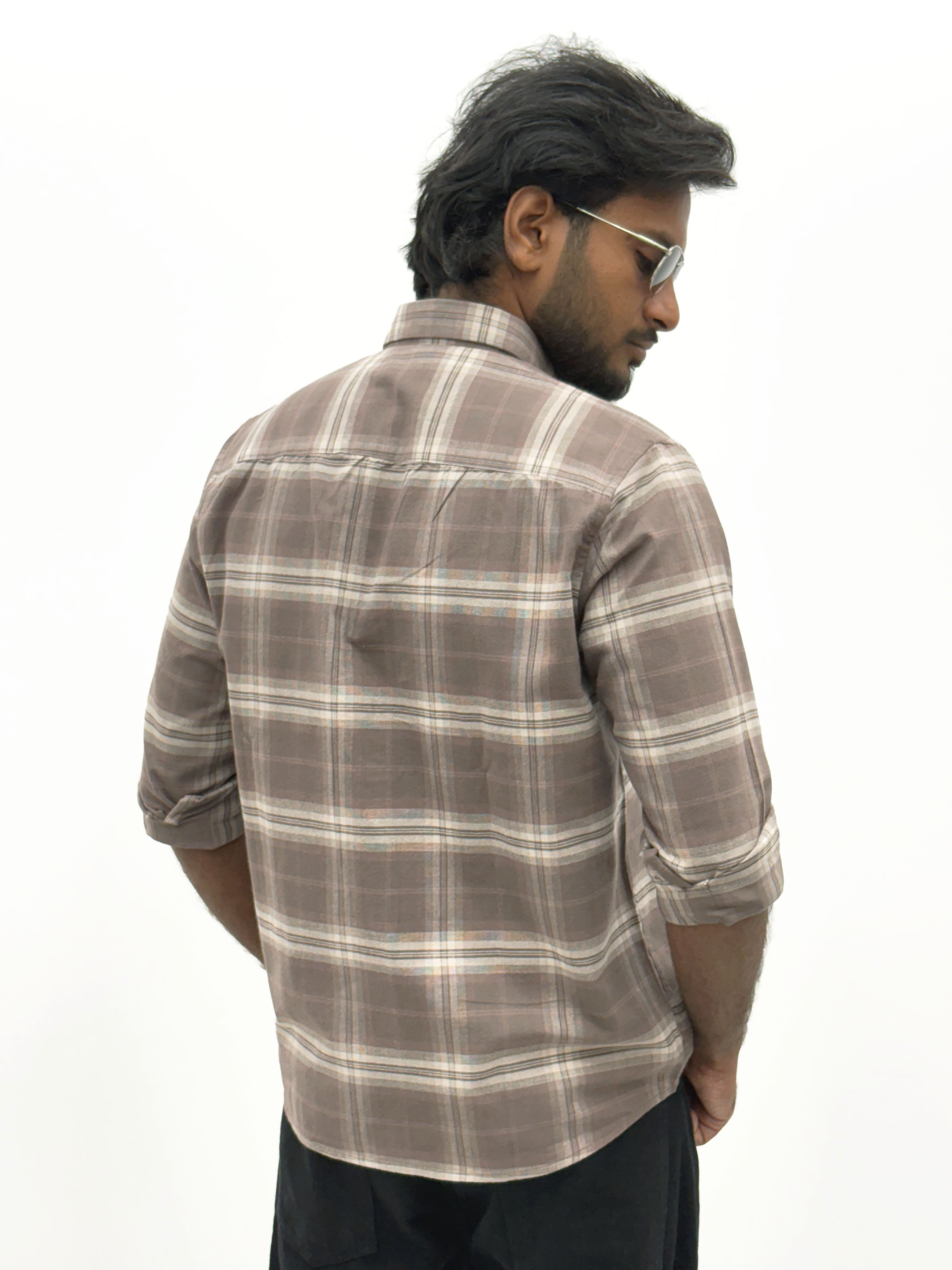 Light Brown Flannel Shirt