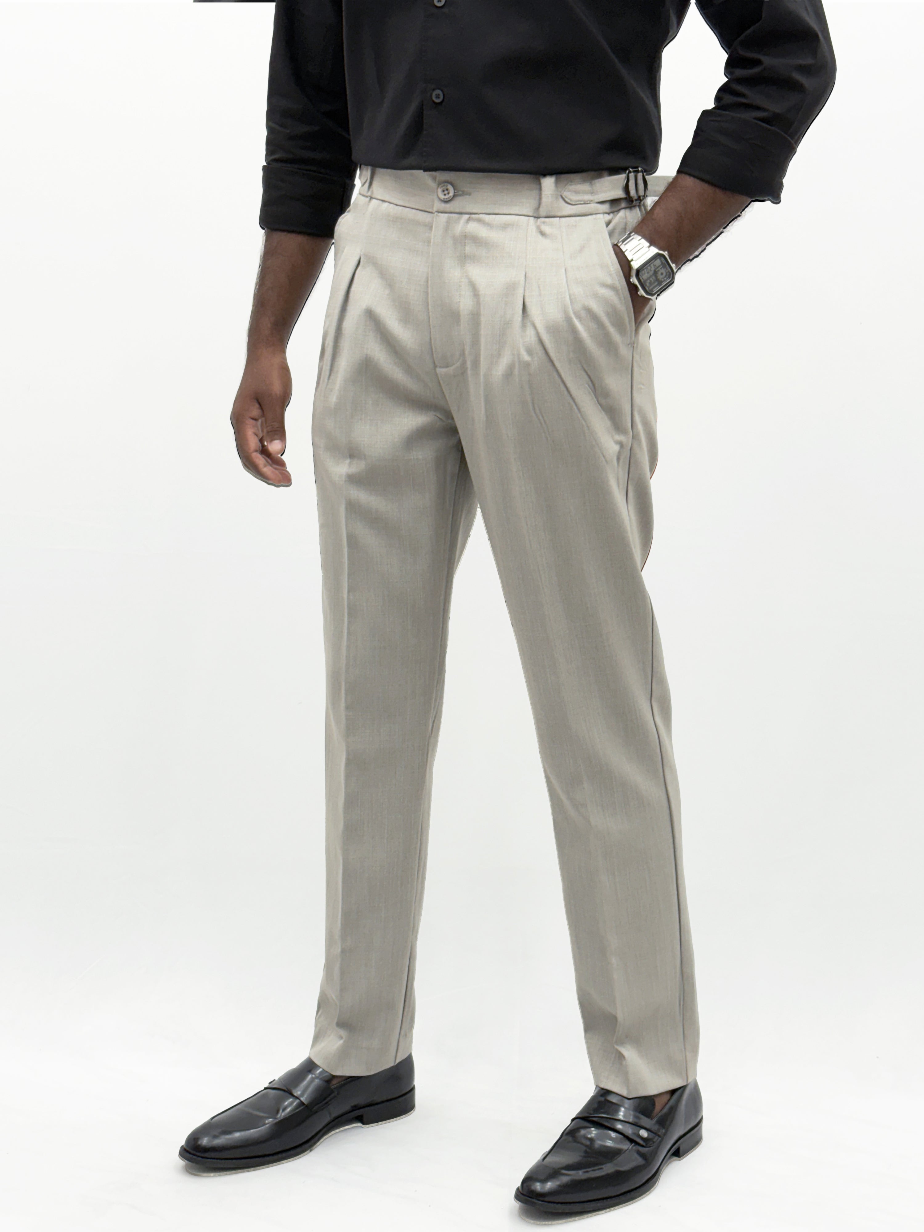 Light Grey Vintage Gurkha Pants