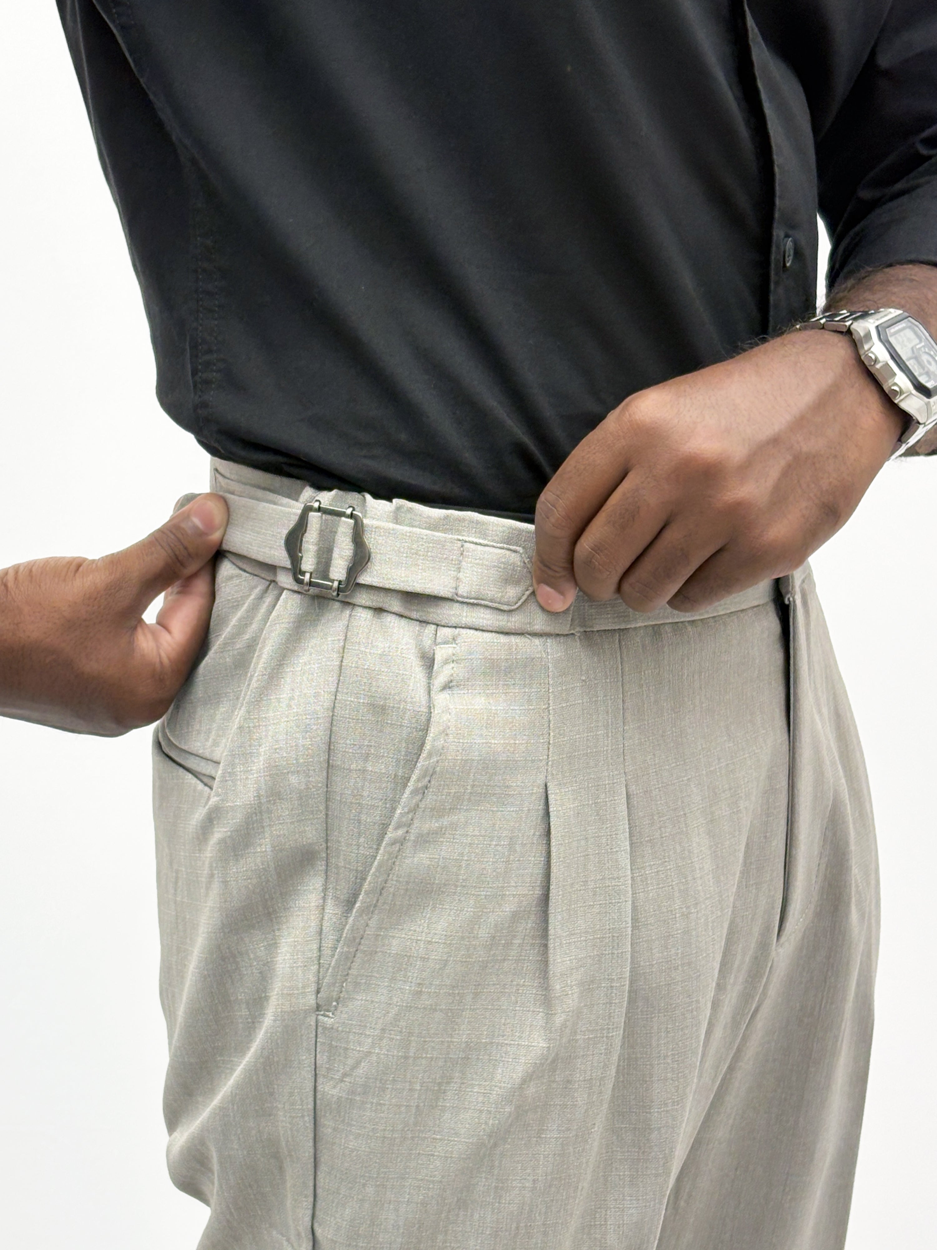 Light Grey Vintage Gurkha Pants