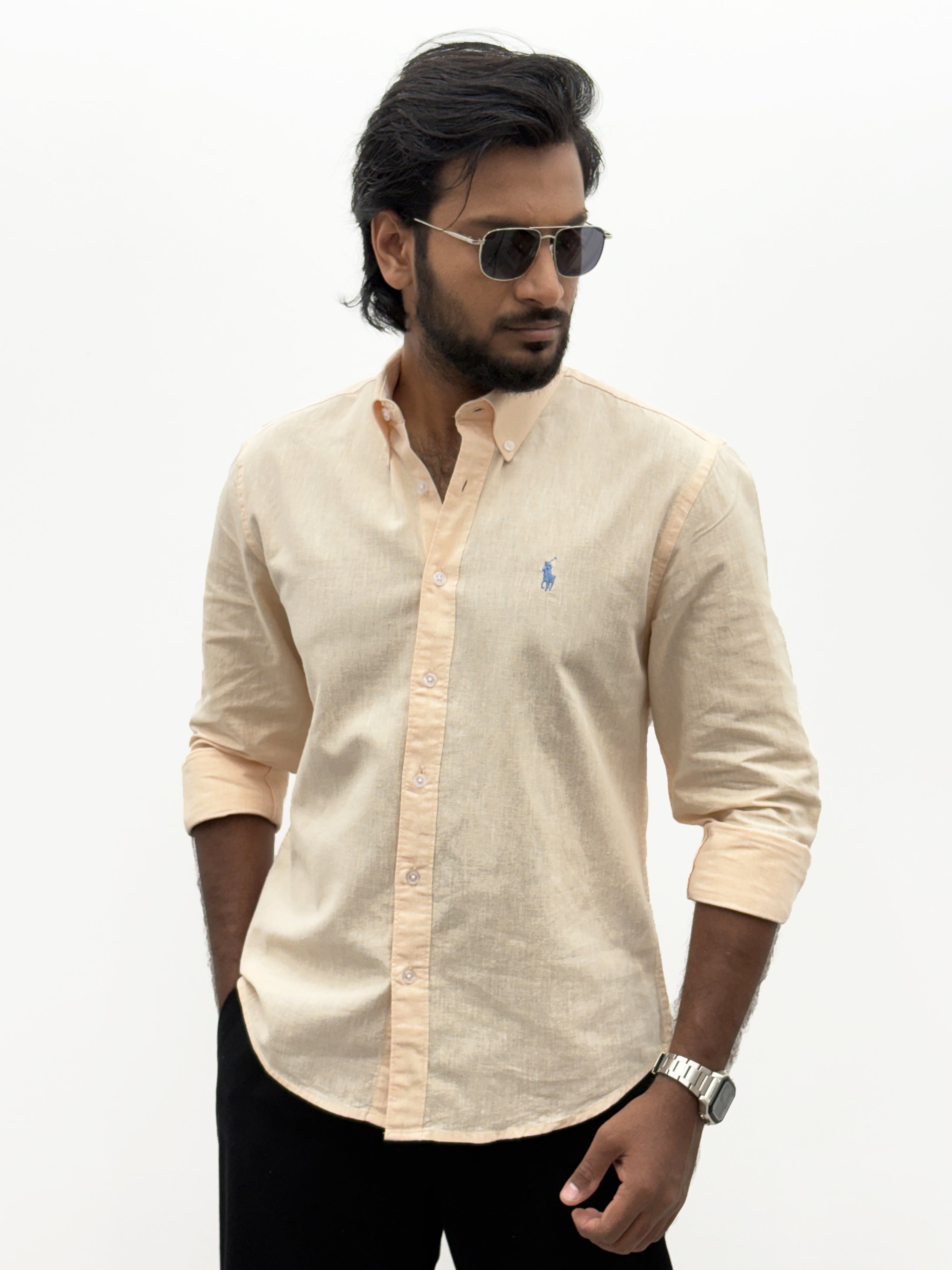 Fawn Linen Shirt