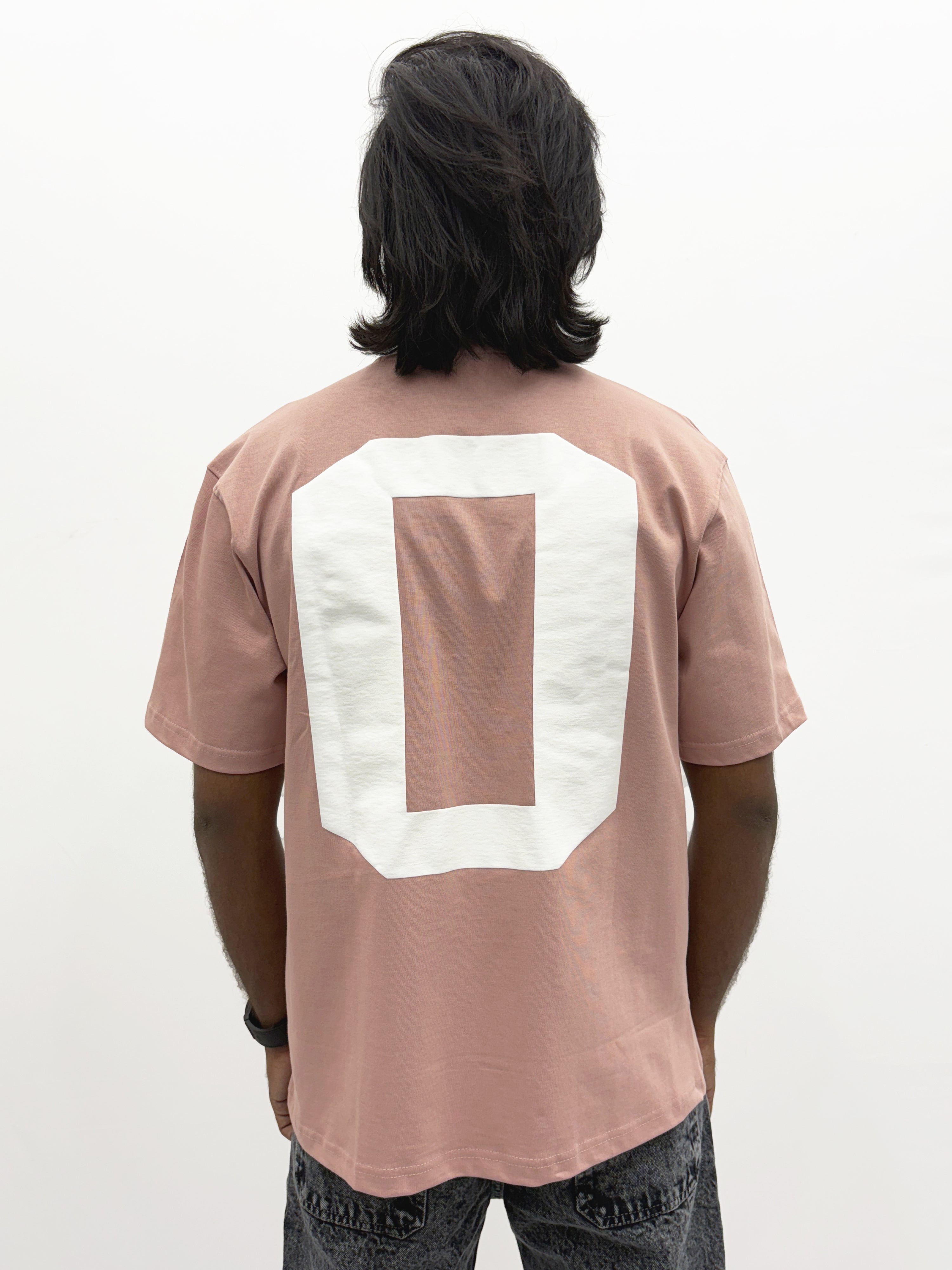 Peach BackPrint Oversize T-Shirt
