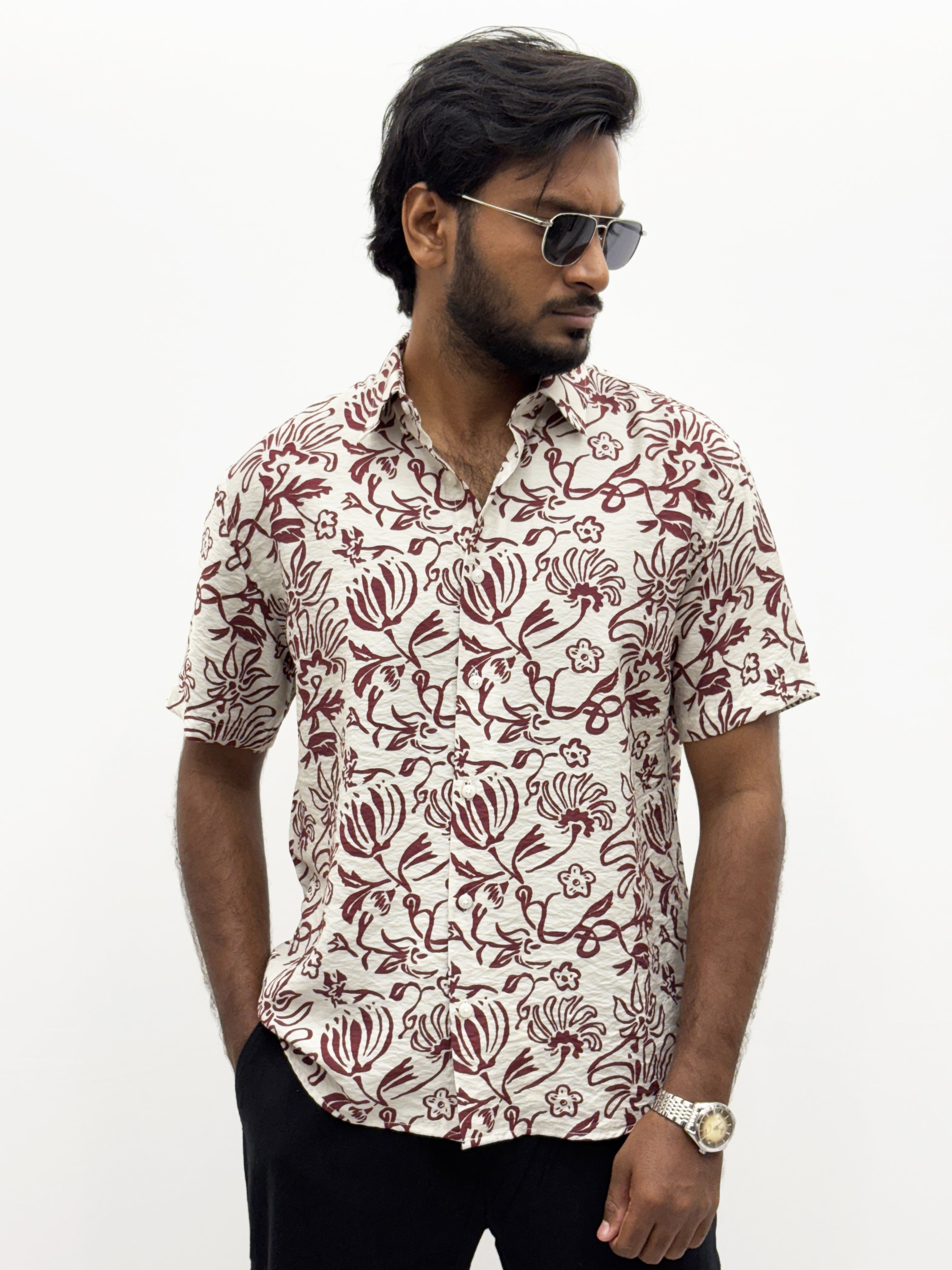 Cherry IMP Printed Half Sleeve Shirt