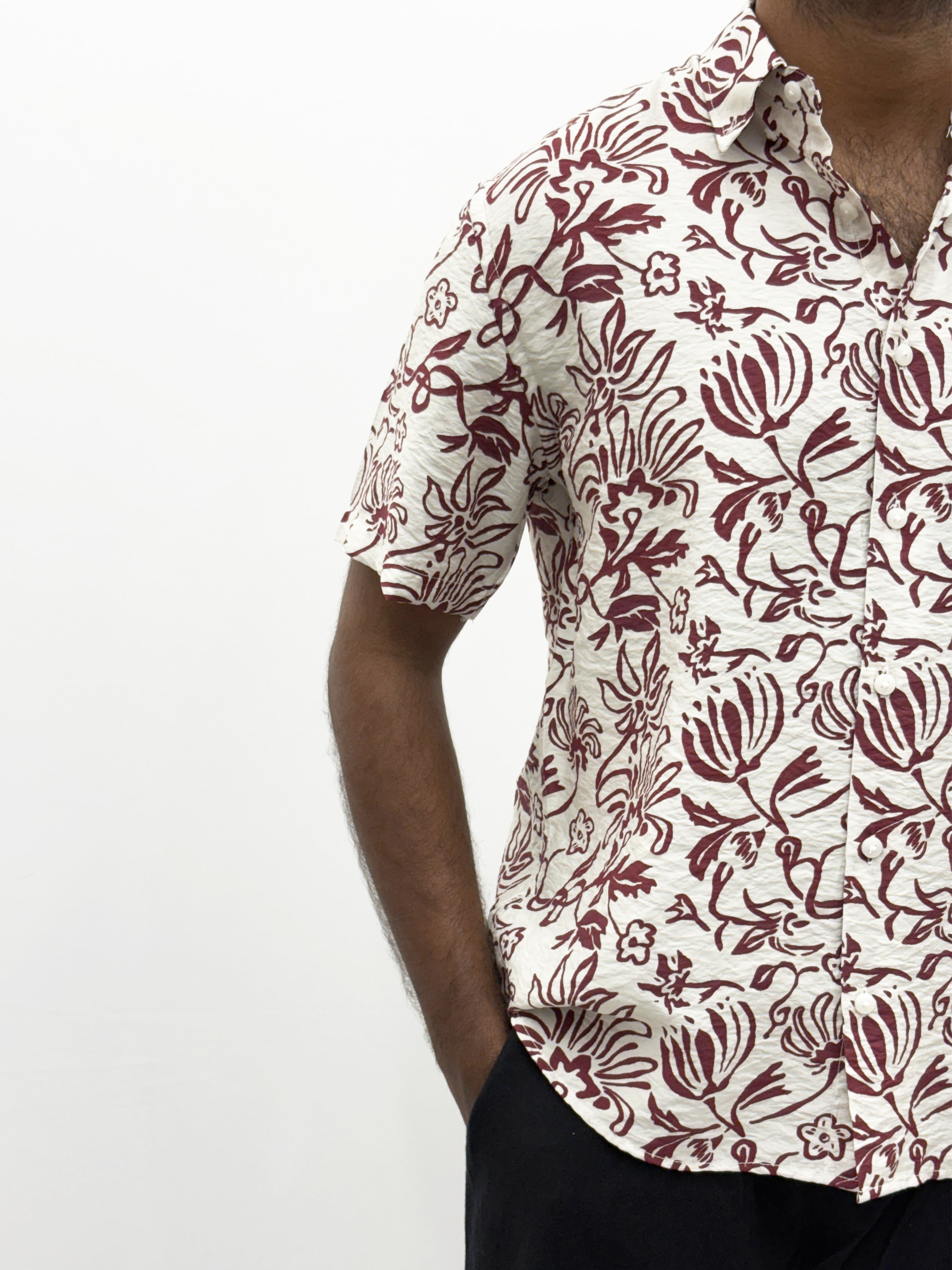Cherry IMP Printed Half Sleeve Shirt