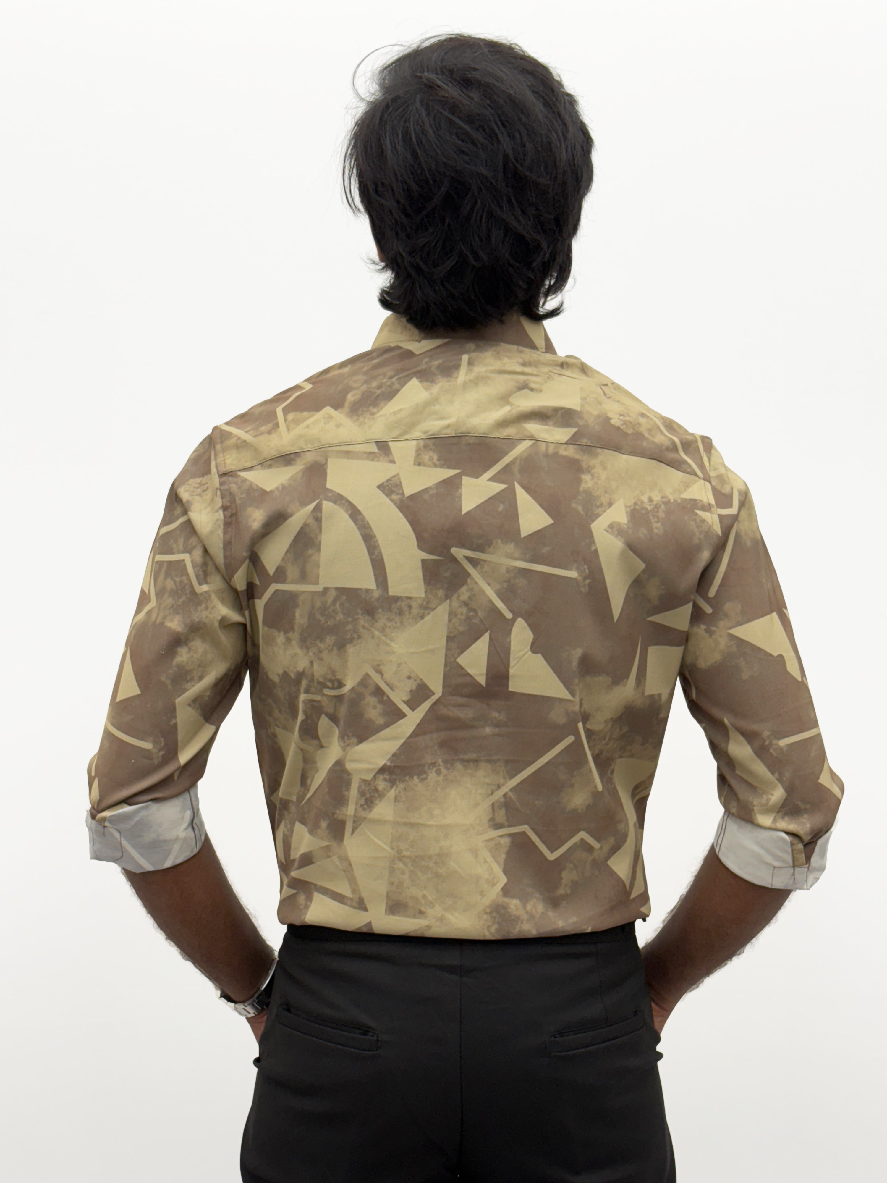 Khaaki IMP Retro Printed Shirt