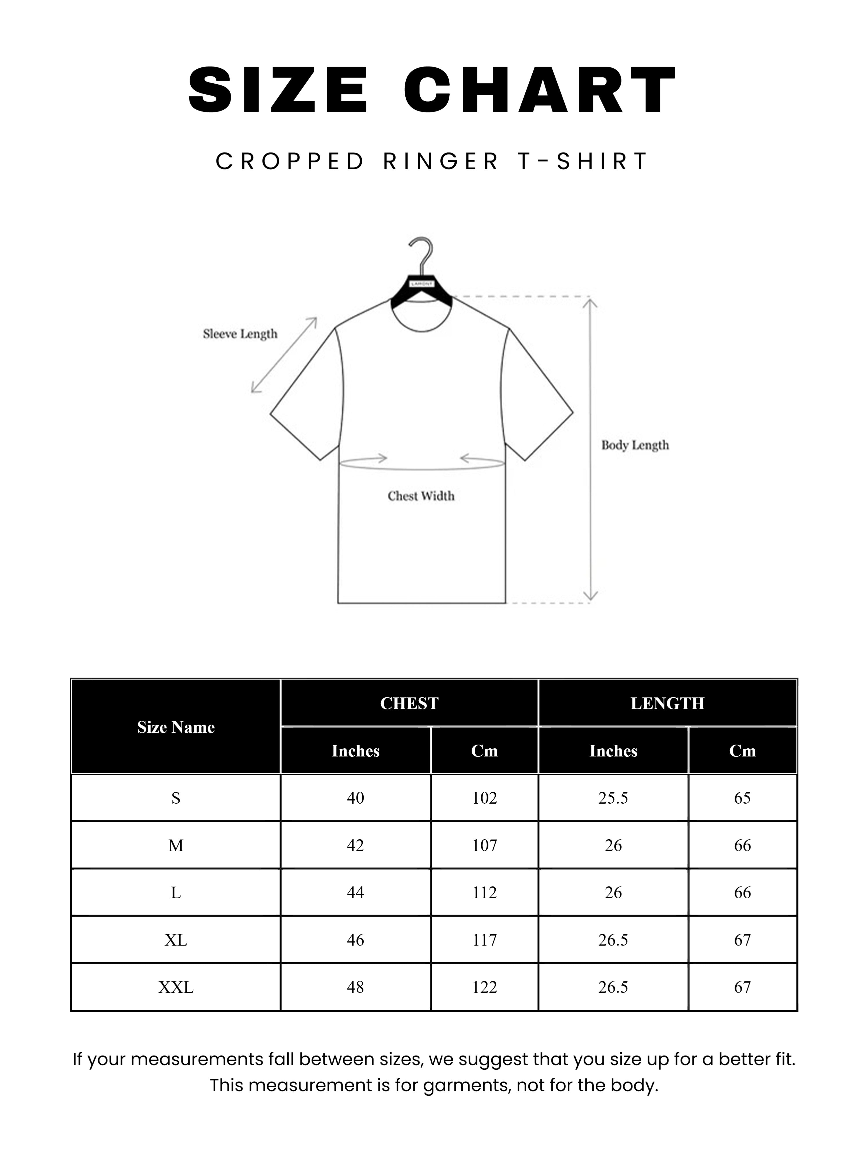 Charcoal Cropped Ringer T-Shirt