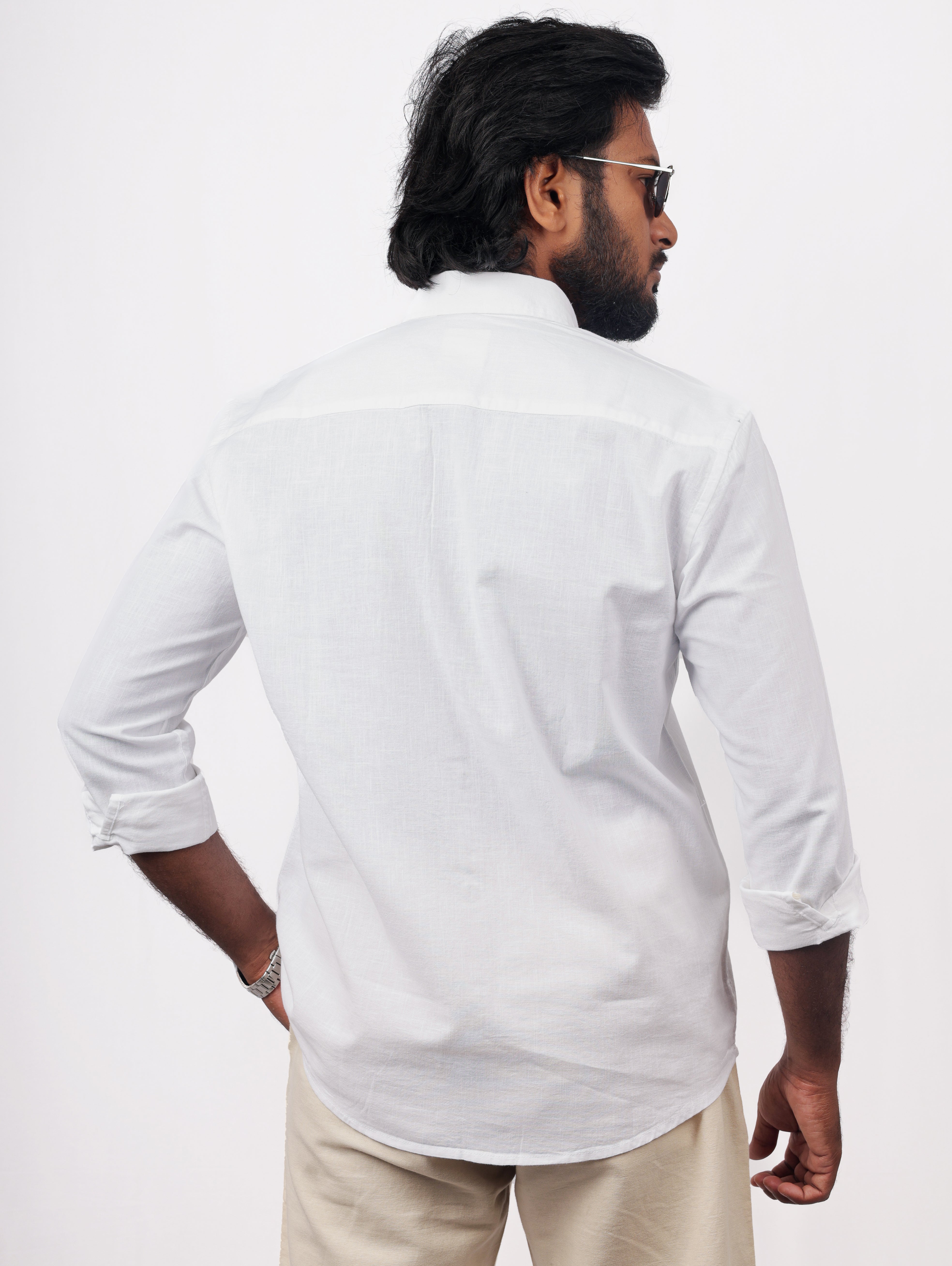 White Linen Shirt