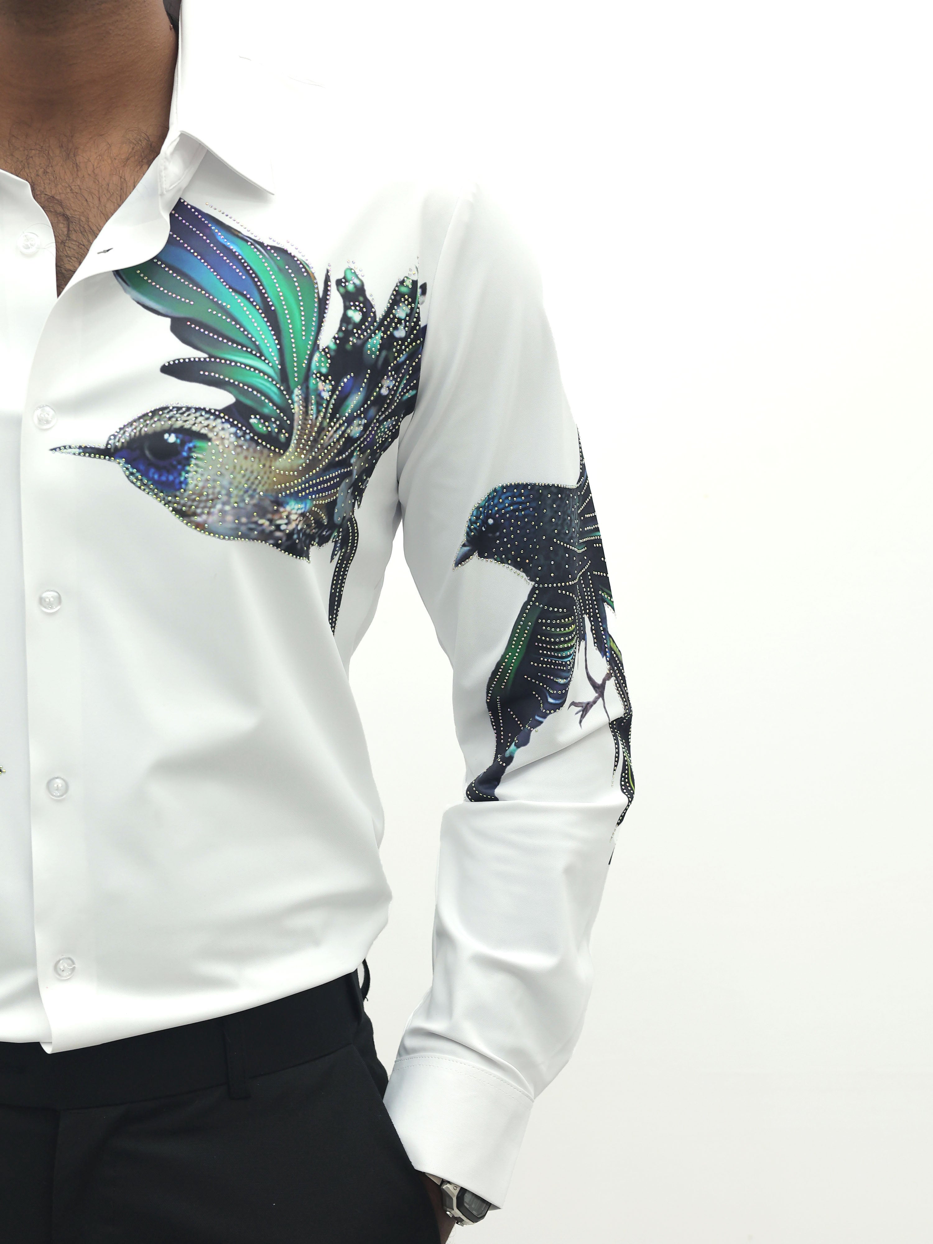 White Bird IMP Designer Stone Work Shirt