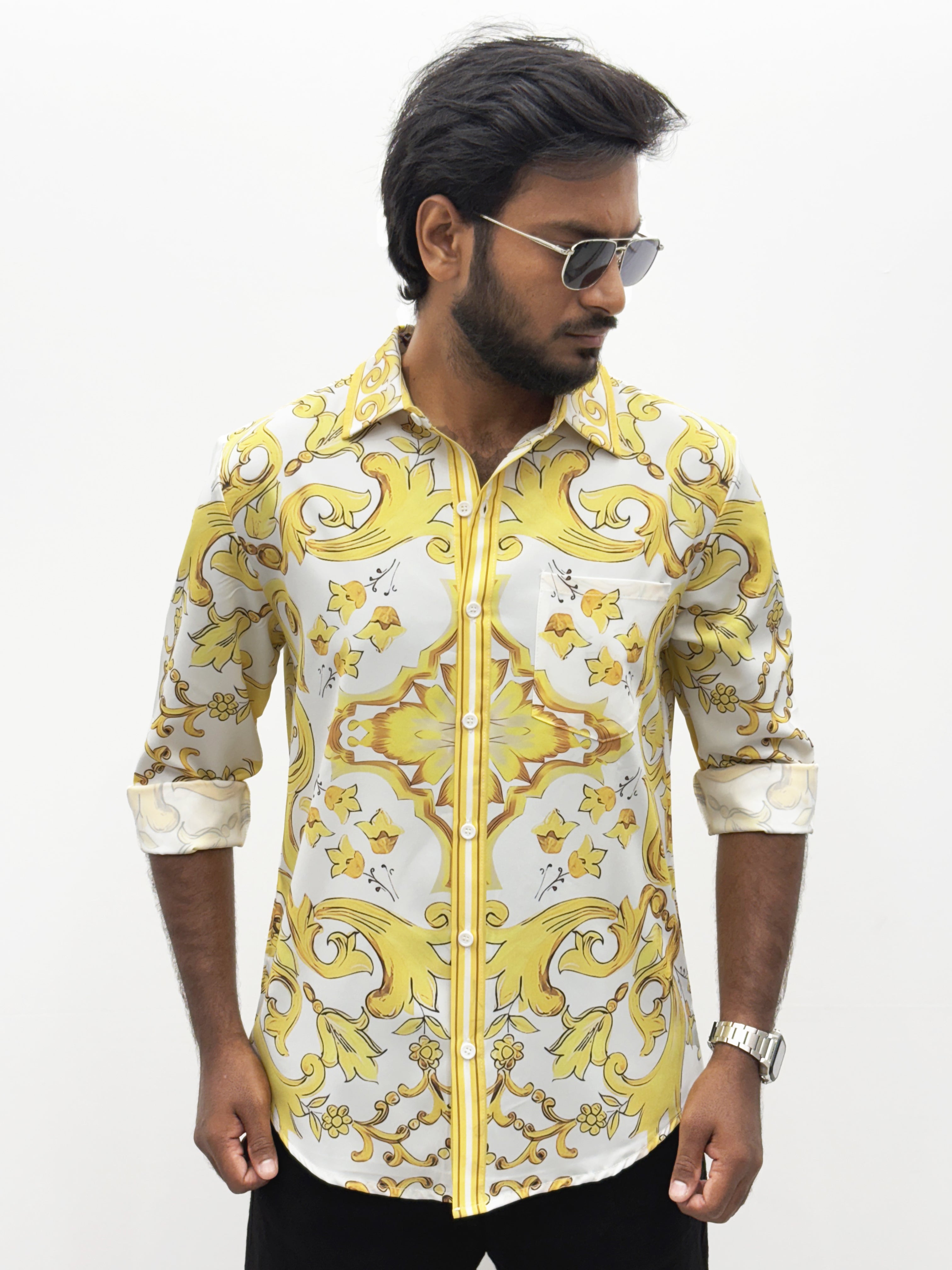 Yellow IMP Vintage Printed Shirt